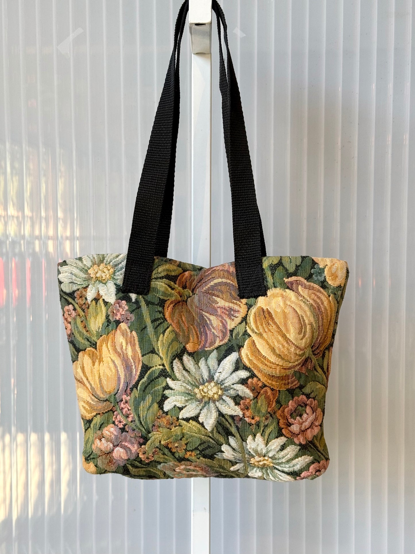 Floral Tapestry Bag