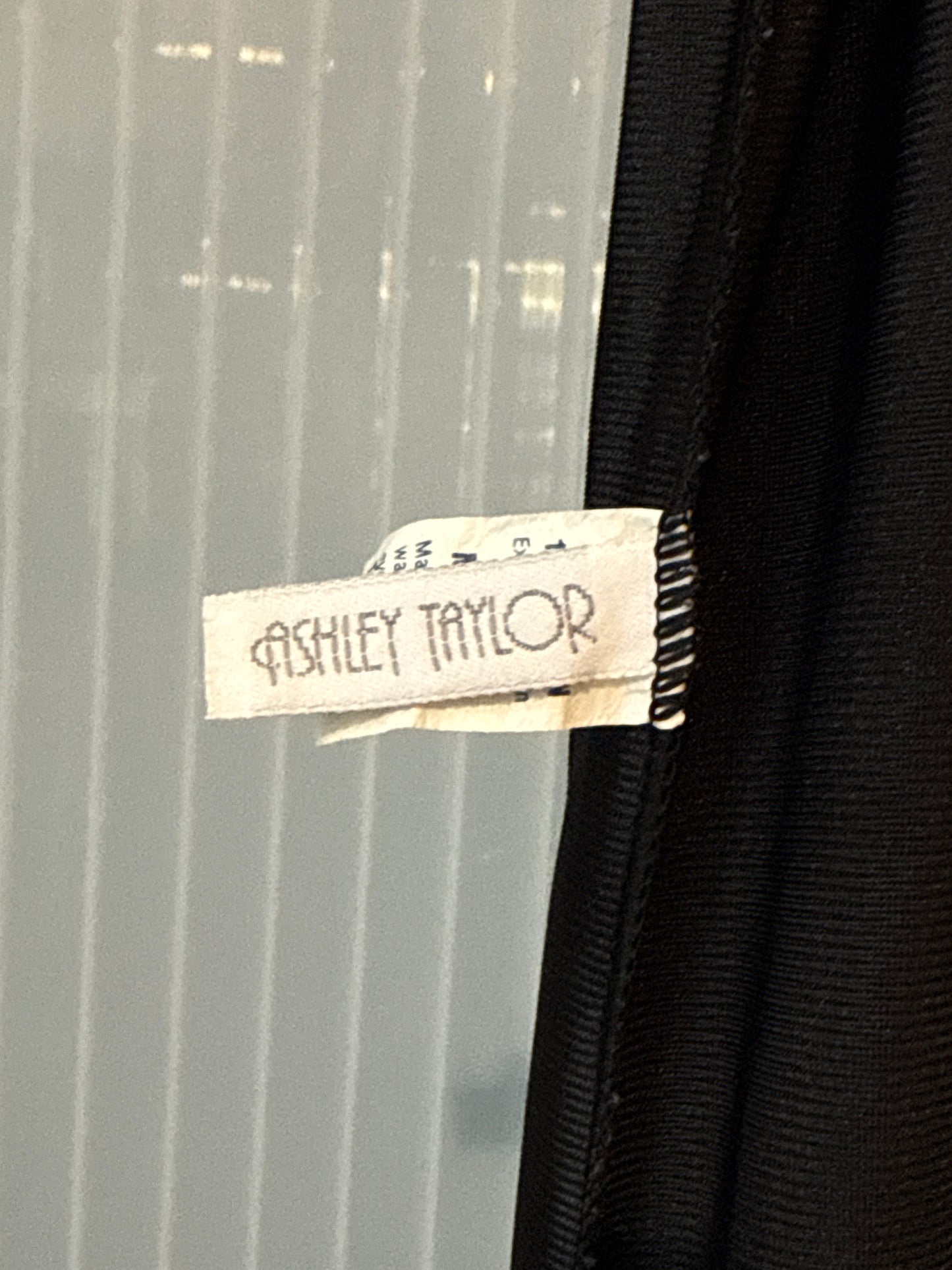 1960s Black Skirt Slip with Lace Trim