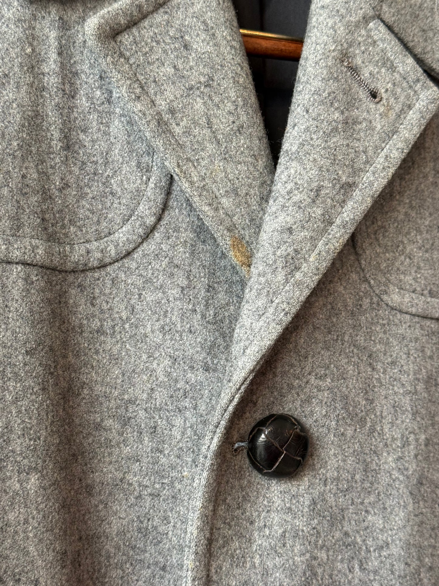 Grey Pendleton Wool Jacket w/ Lots of Pockets