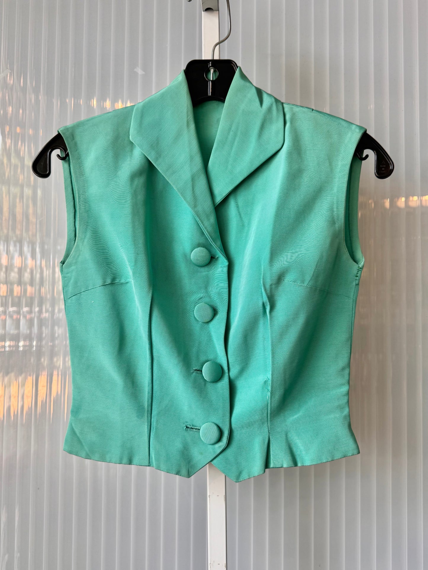 1950s Mint Blue Top & Circle Skirt Set