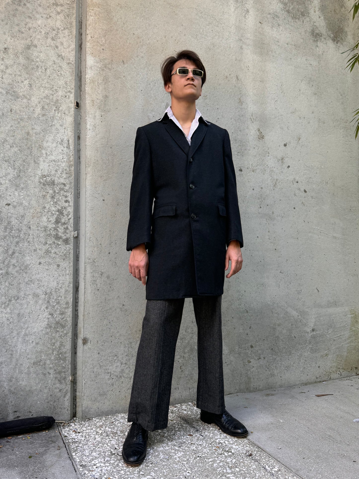 Hudson's Black Overcoat