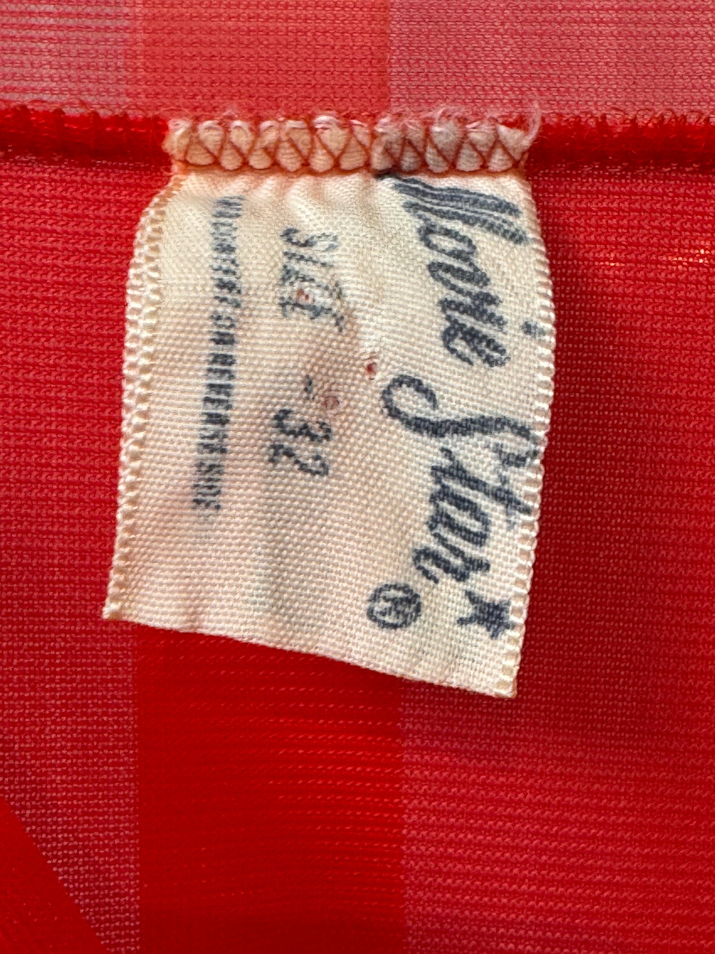 1950s Hot Pink / Red Slip