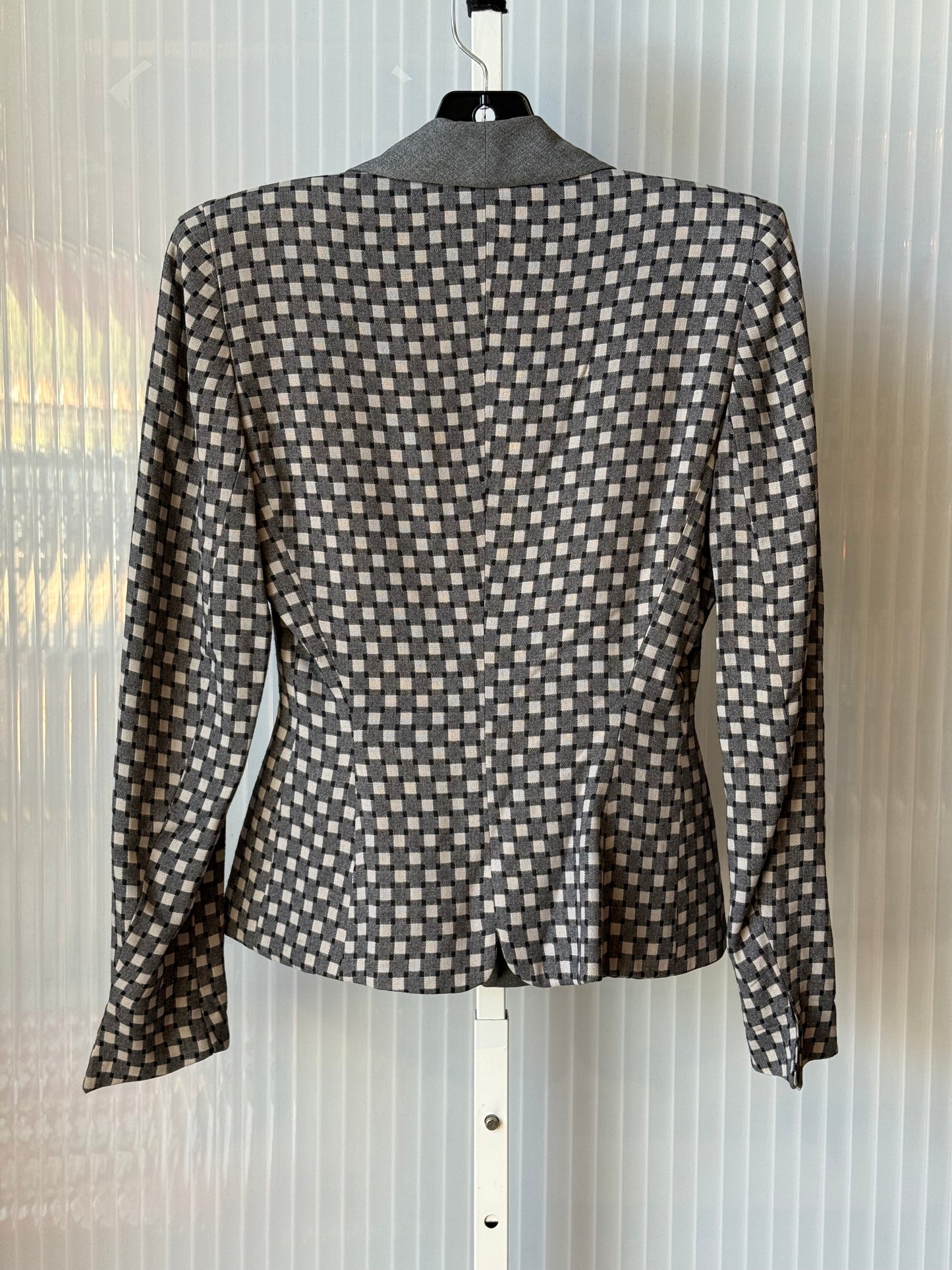 1940s Gray Checkered Blazer