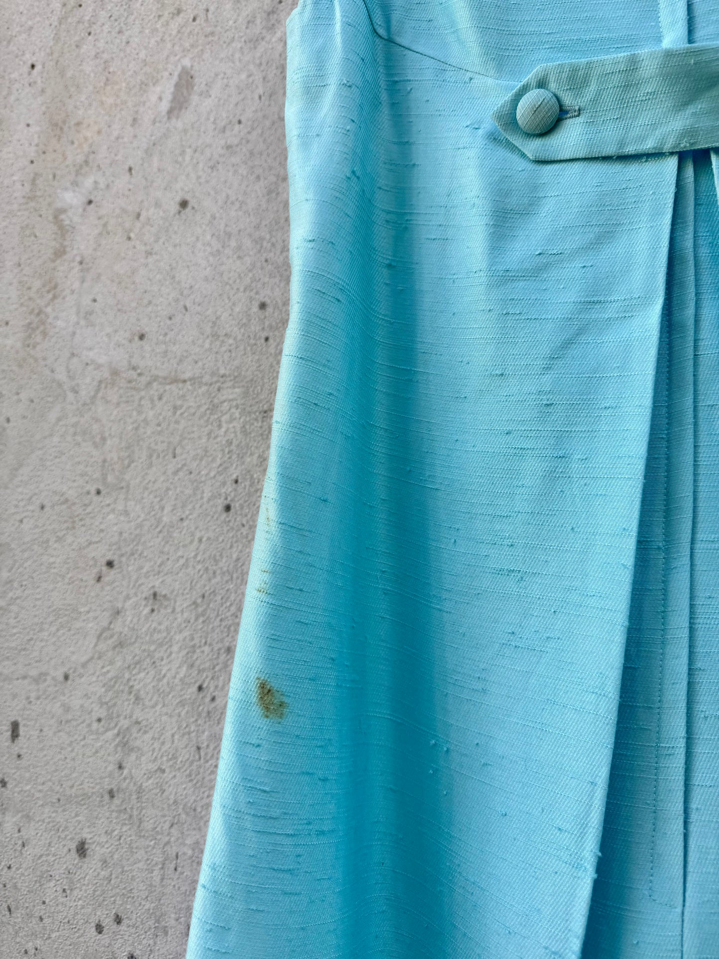 1960s Blue Sheath Dress