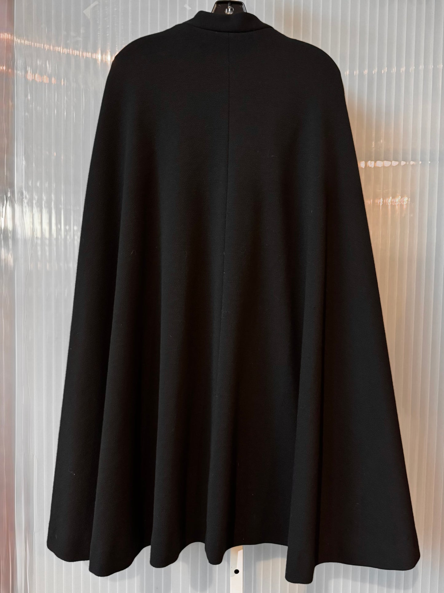 1960s Black Cape with Frog Closures