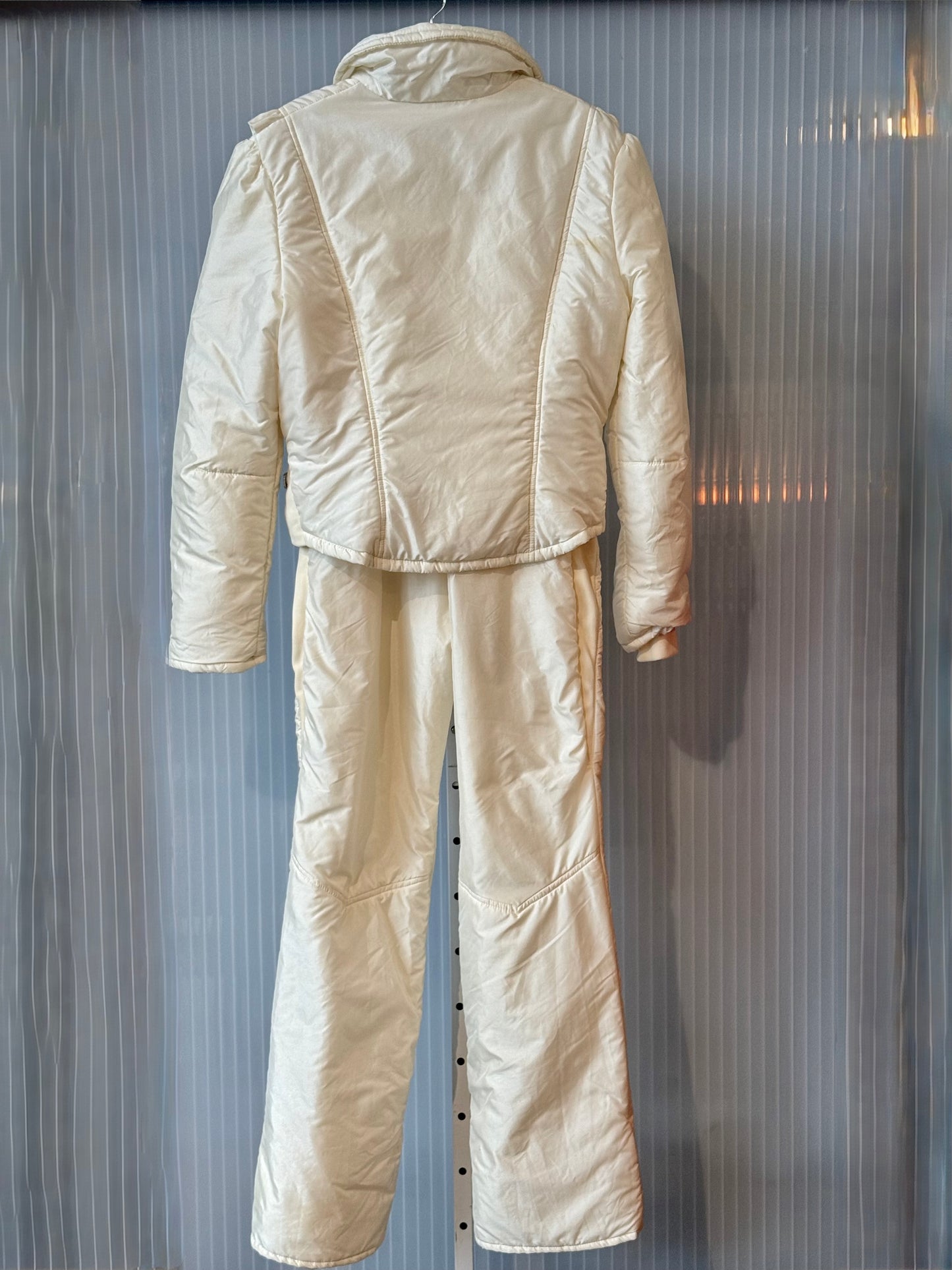 1980s Obermeyer Puffer Jacket & Snow Bib Set