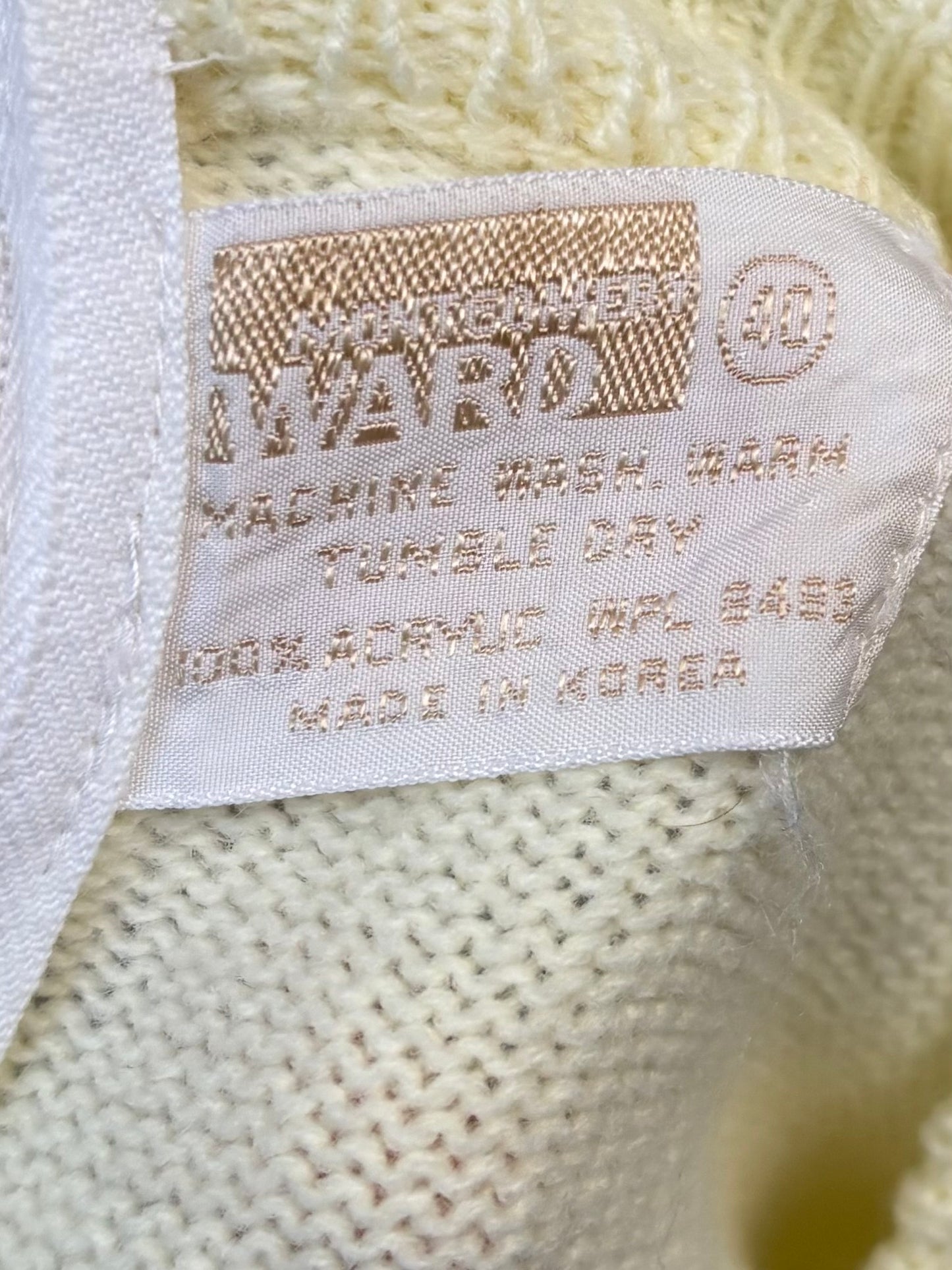 1970s Butter Yellow Sweater