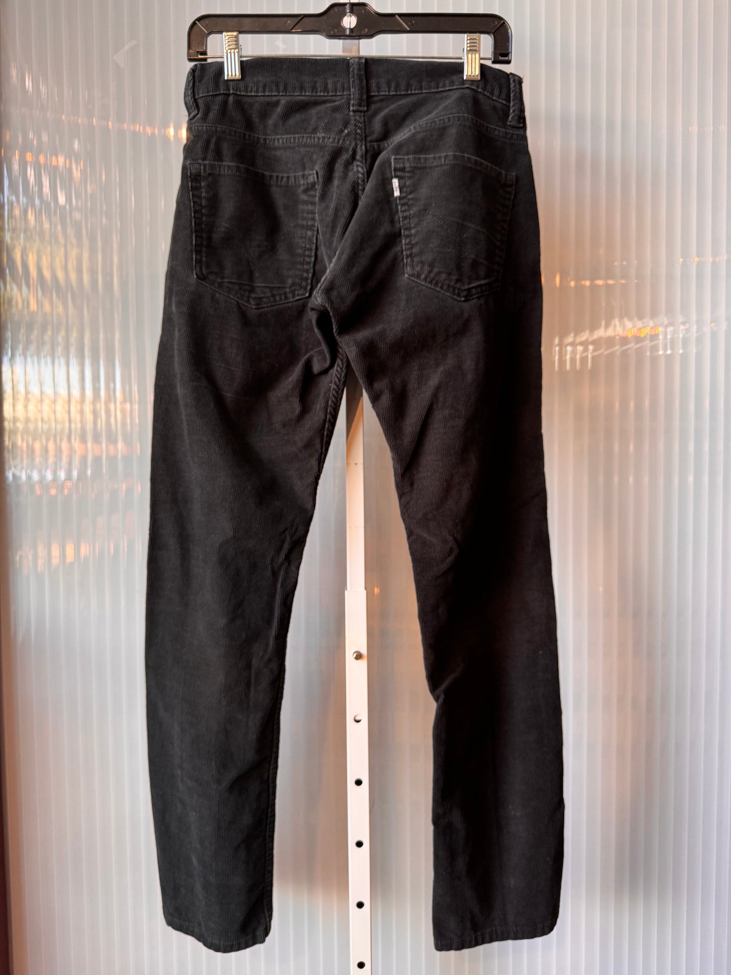 Y2K Levi’s Black Corduroy Skinny Jeans