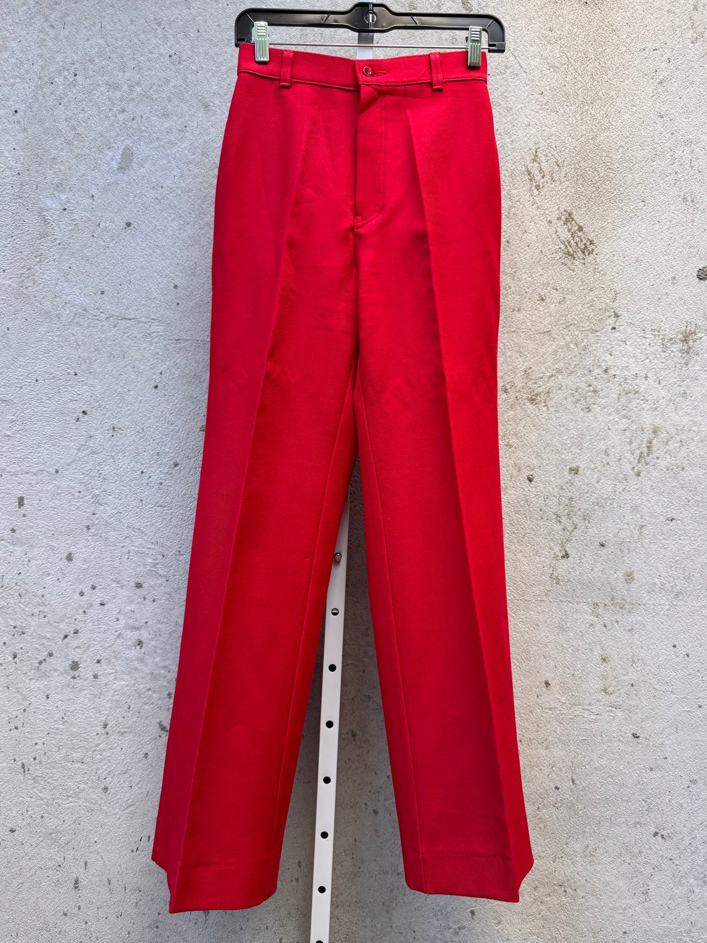 1970s Red Levi’s PolyKnit Western Trousers