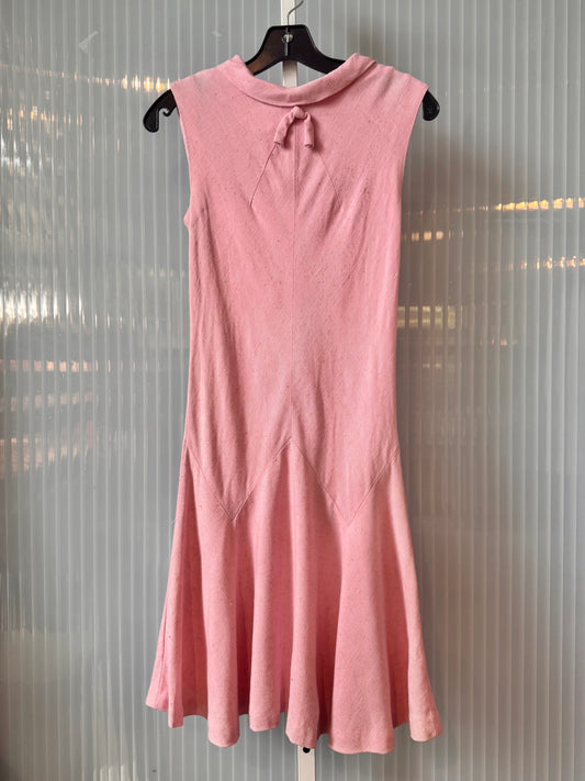 1960s Bubblegum Pink Sheath Dress