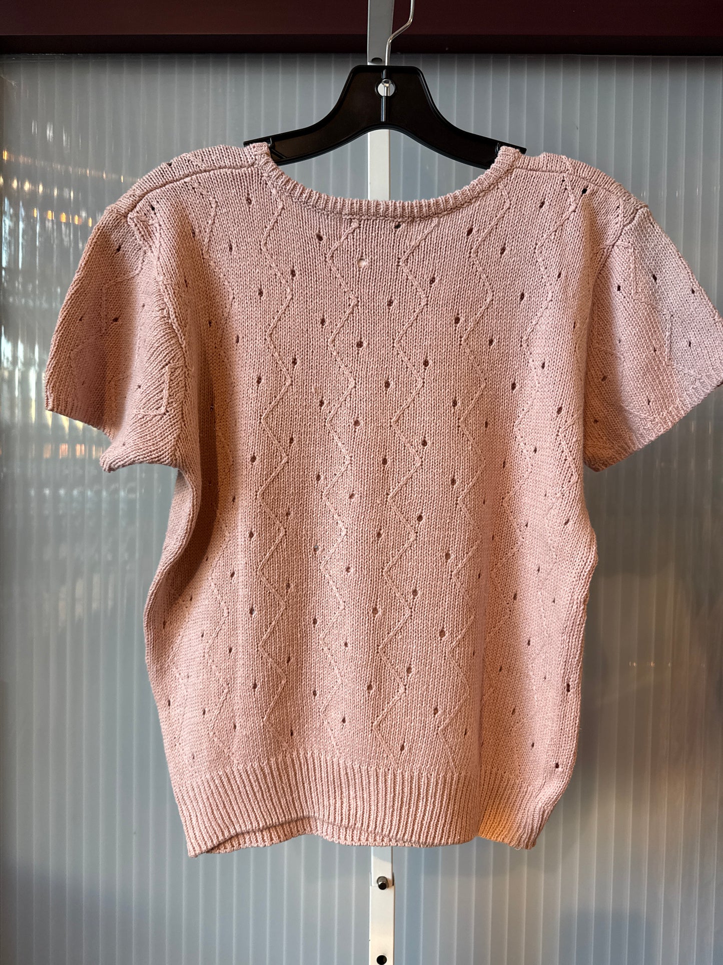 1980s Pink Knitted Sweater