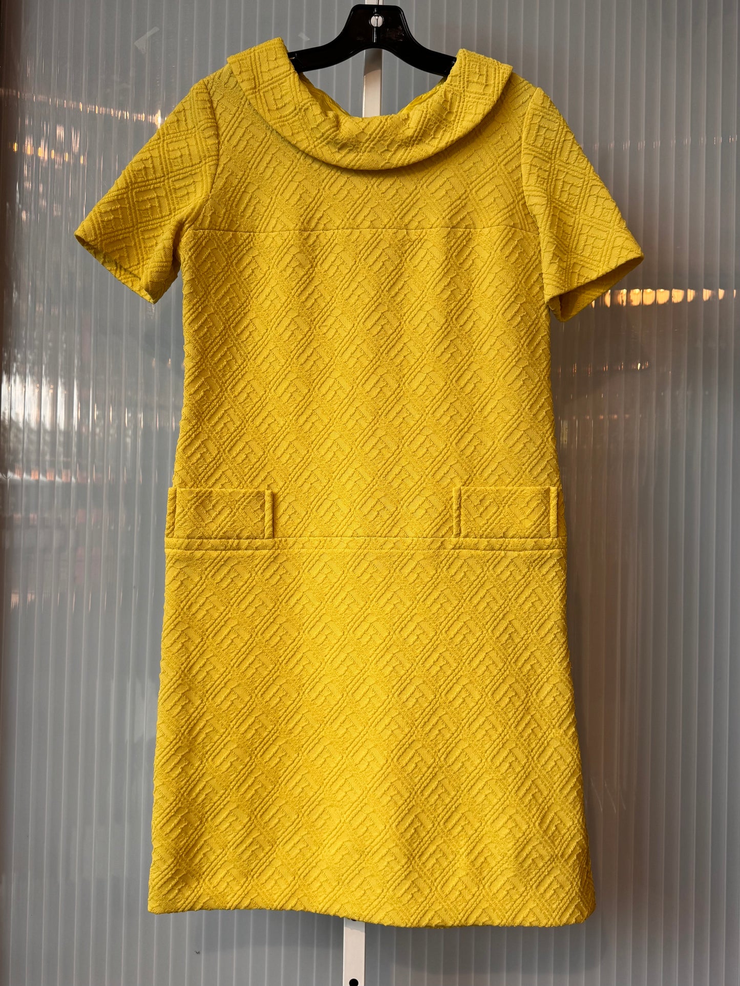 1970s Mod Style Yellow Dress