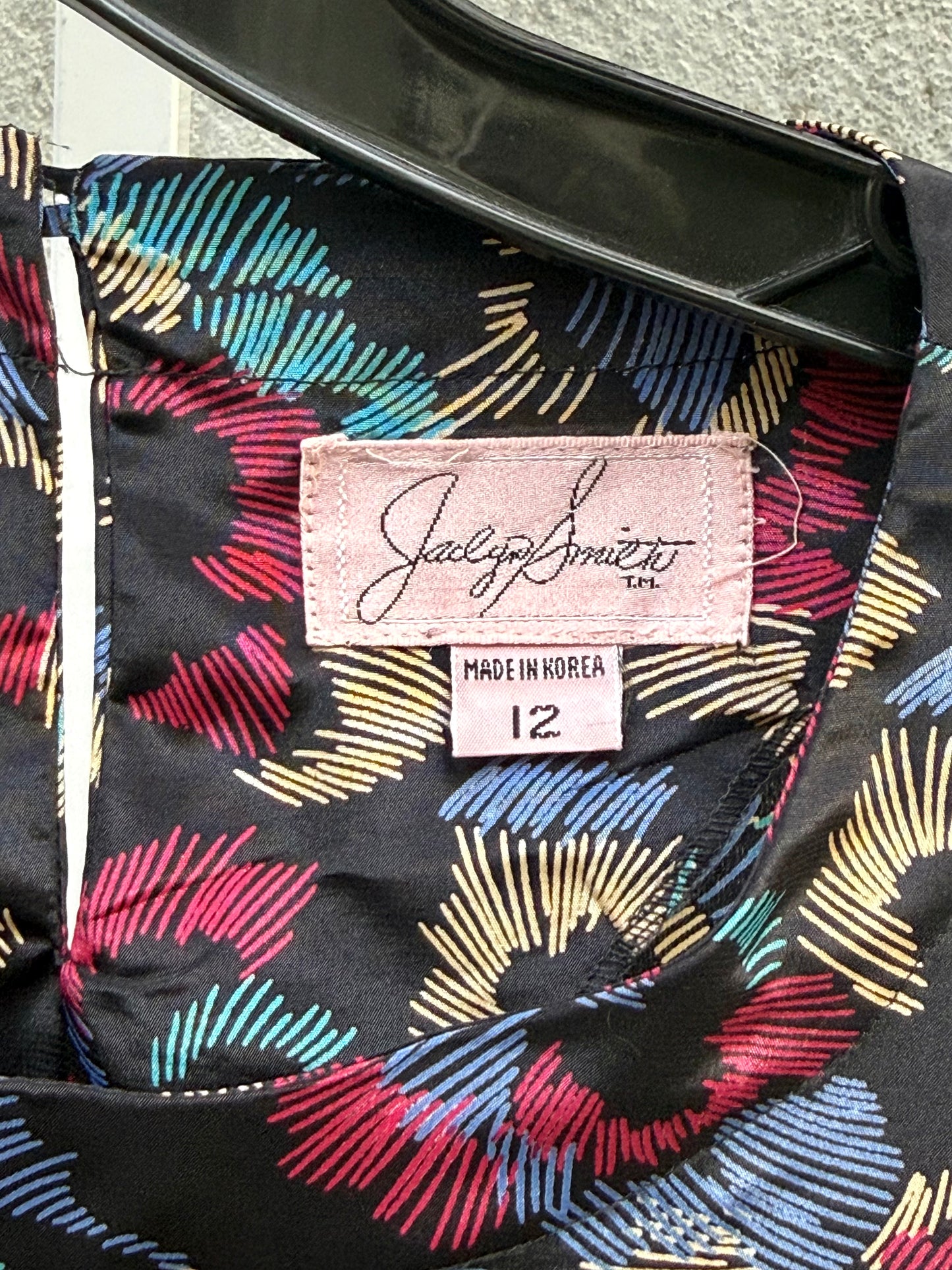 1980s Abstract Firework Blouse