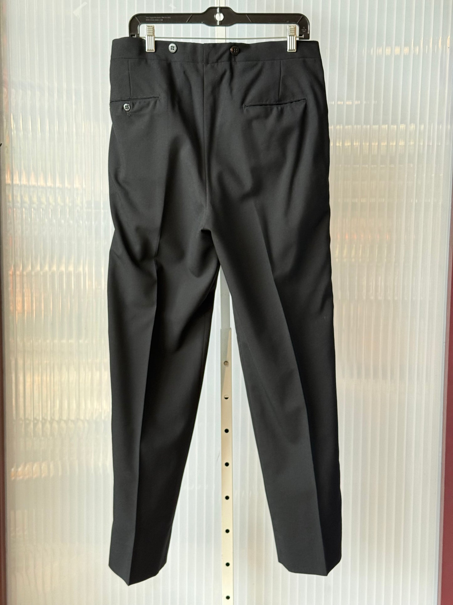 Black Wool Tailcoat & Pants Set