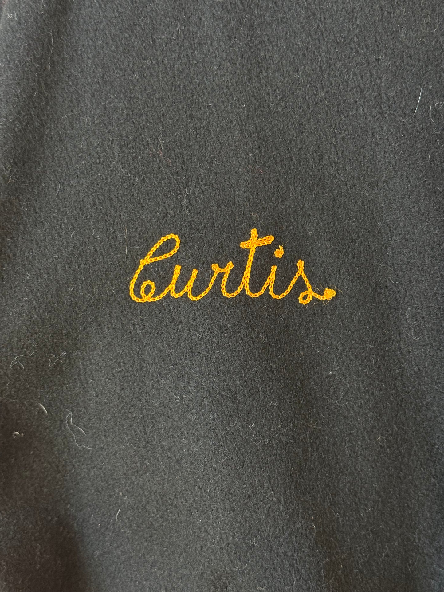 1950s Yellow & Black Pearson Letterman Jacket