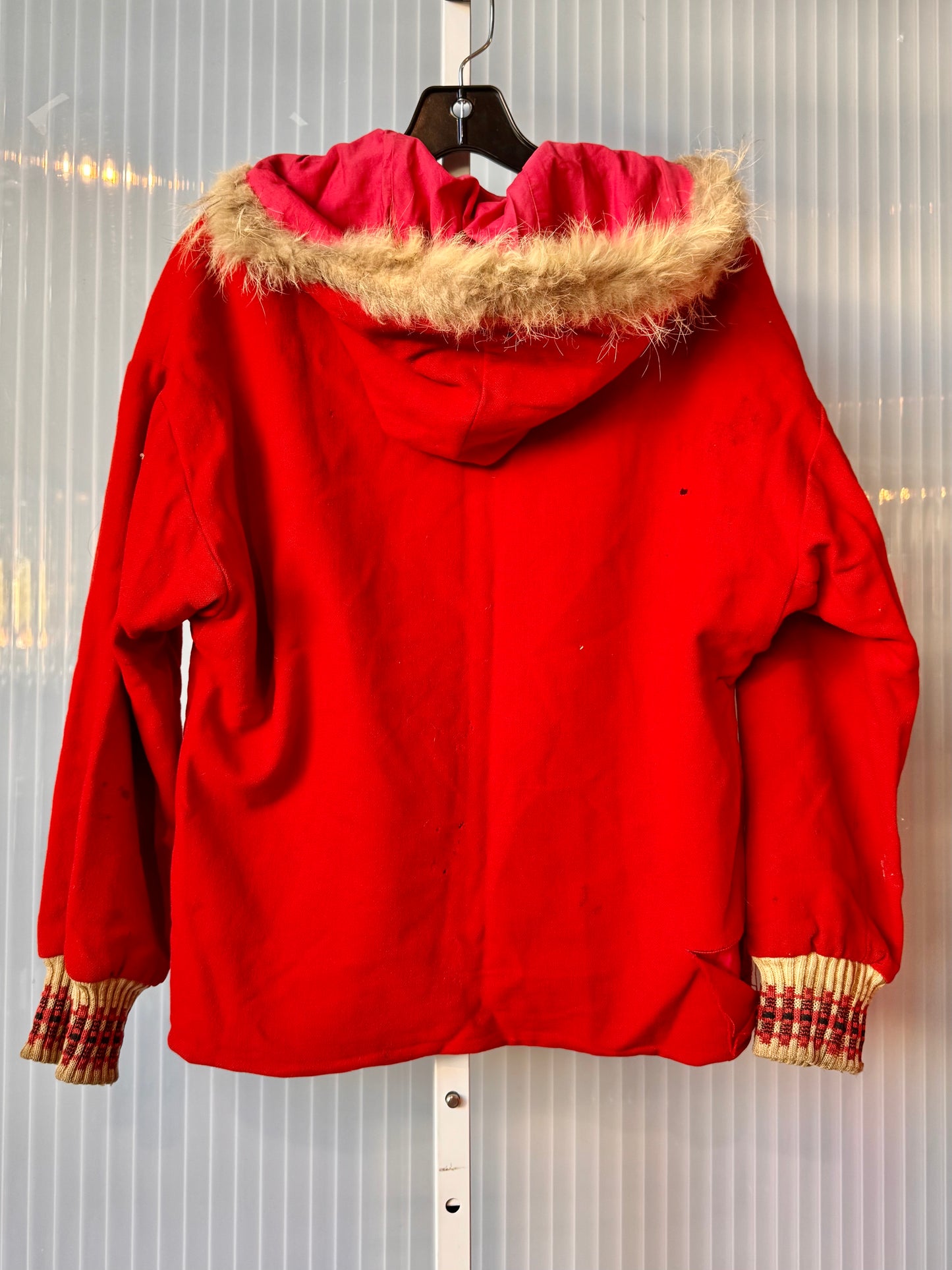1960s Red Snow Suit Jacket & Pants Set