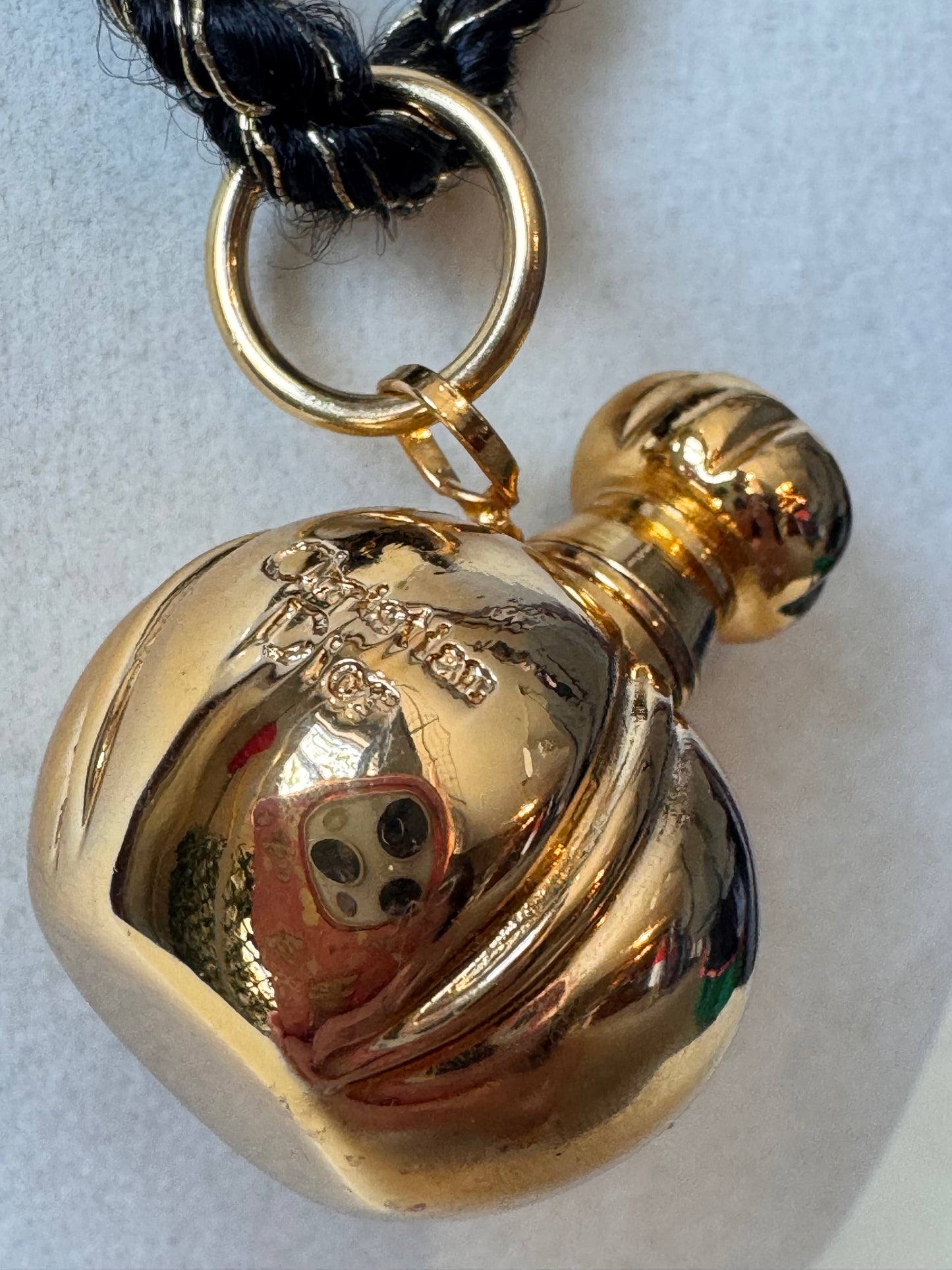 Christian Dior Poison Gold Bottle Necklace