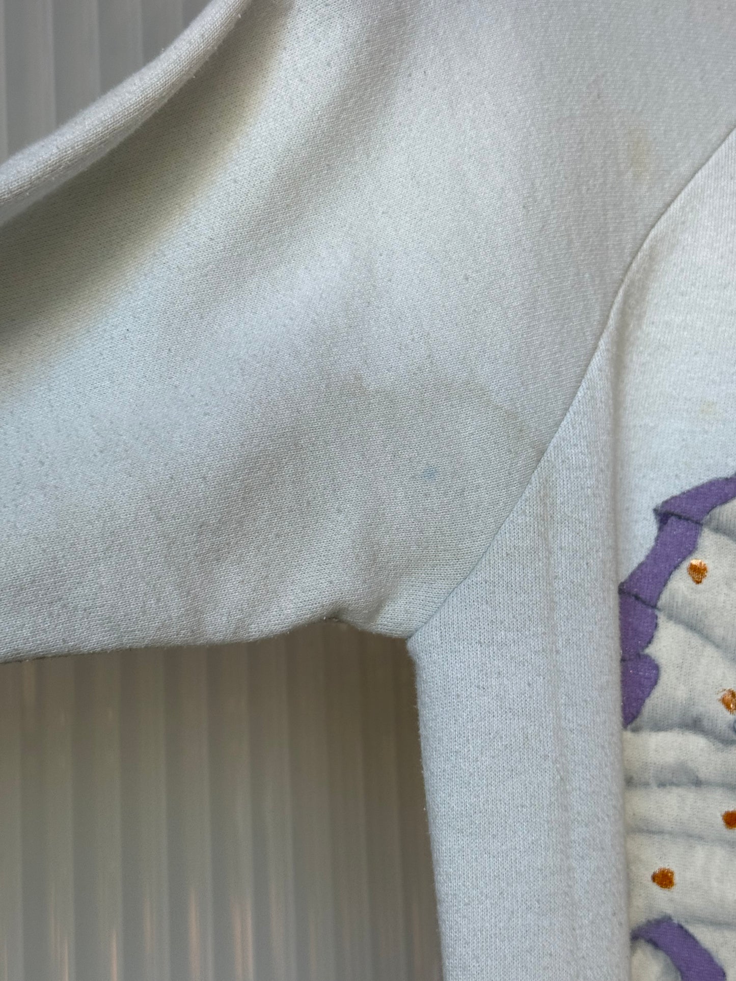 1990s Grey Sleepy Clown Sweater