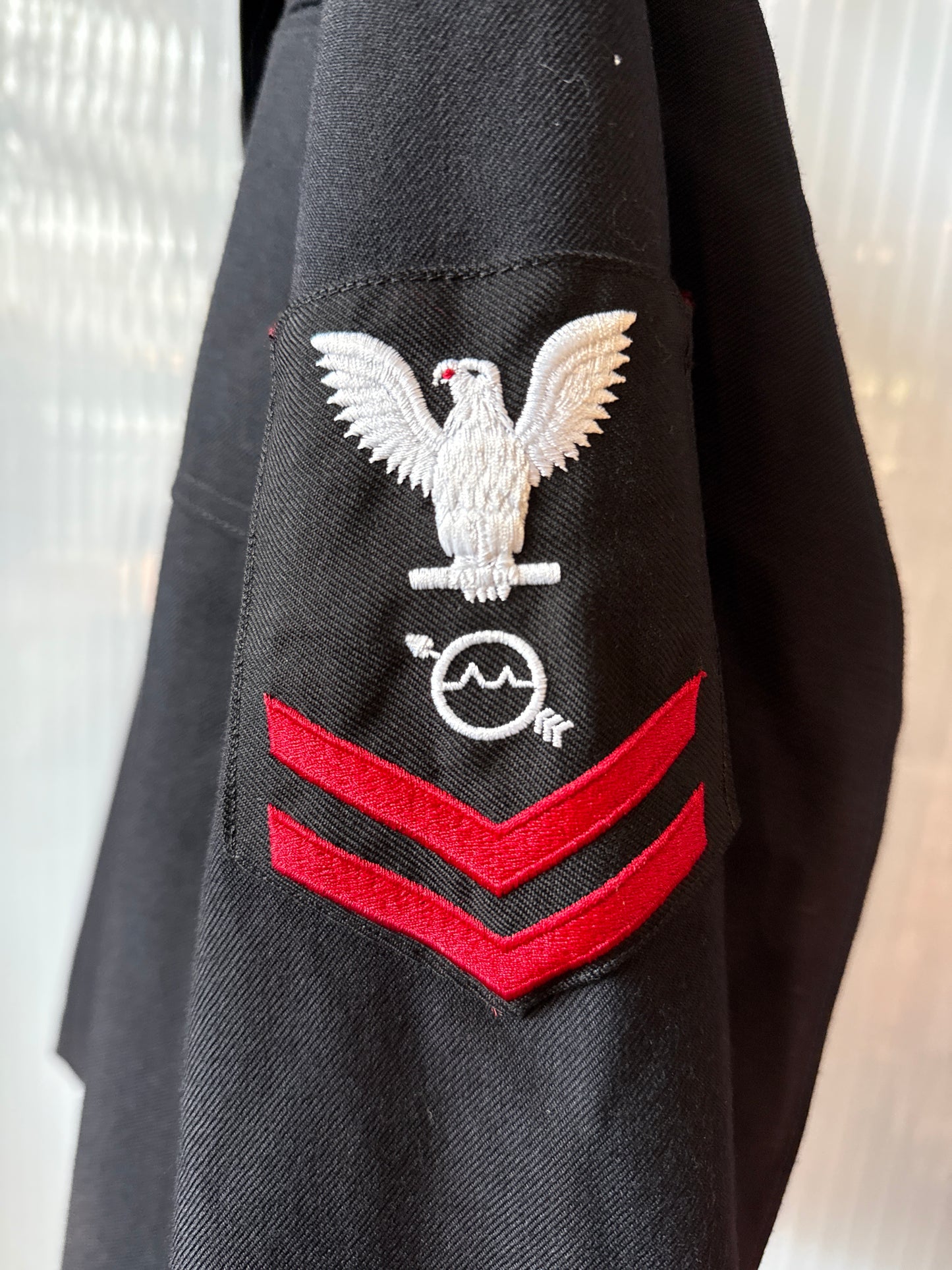 1940s WW2 Black Navy Uniform Shirt