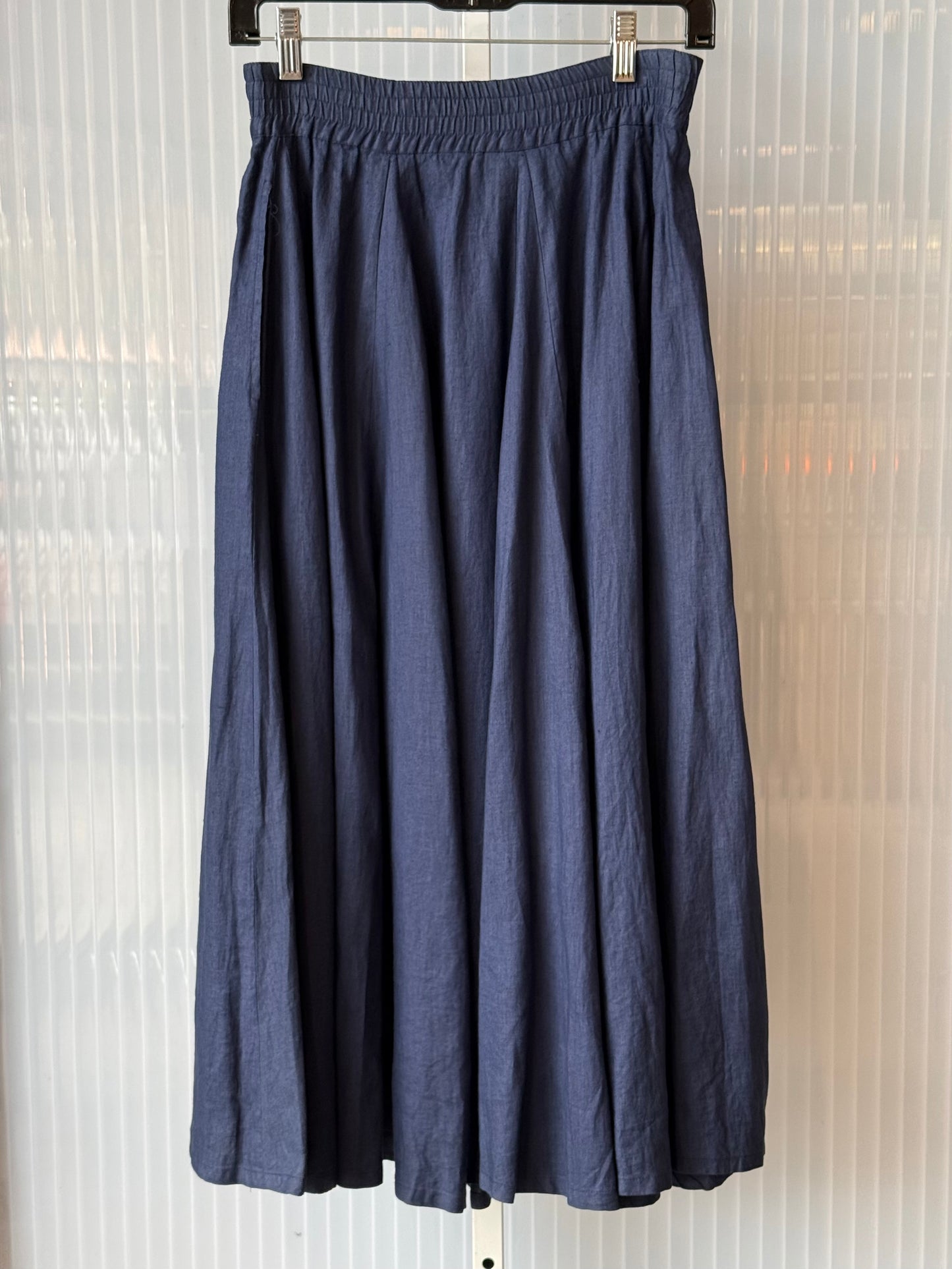 1960s Linen Full Circle Skirt