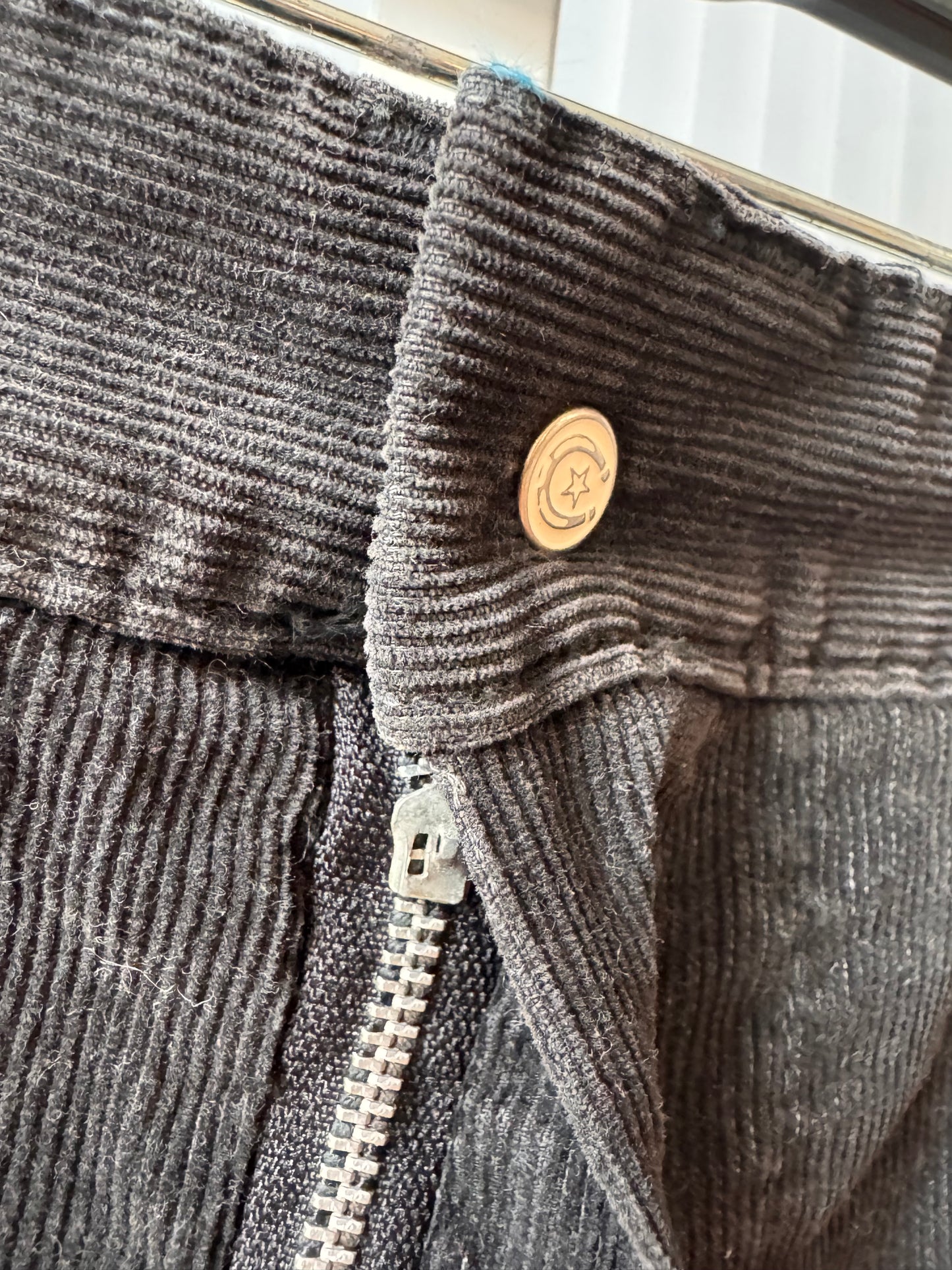 1980s Children's Black Corduroy Pants