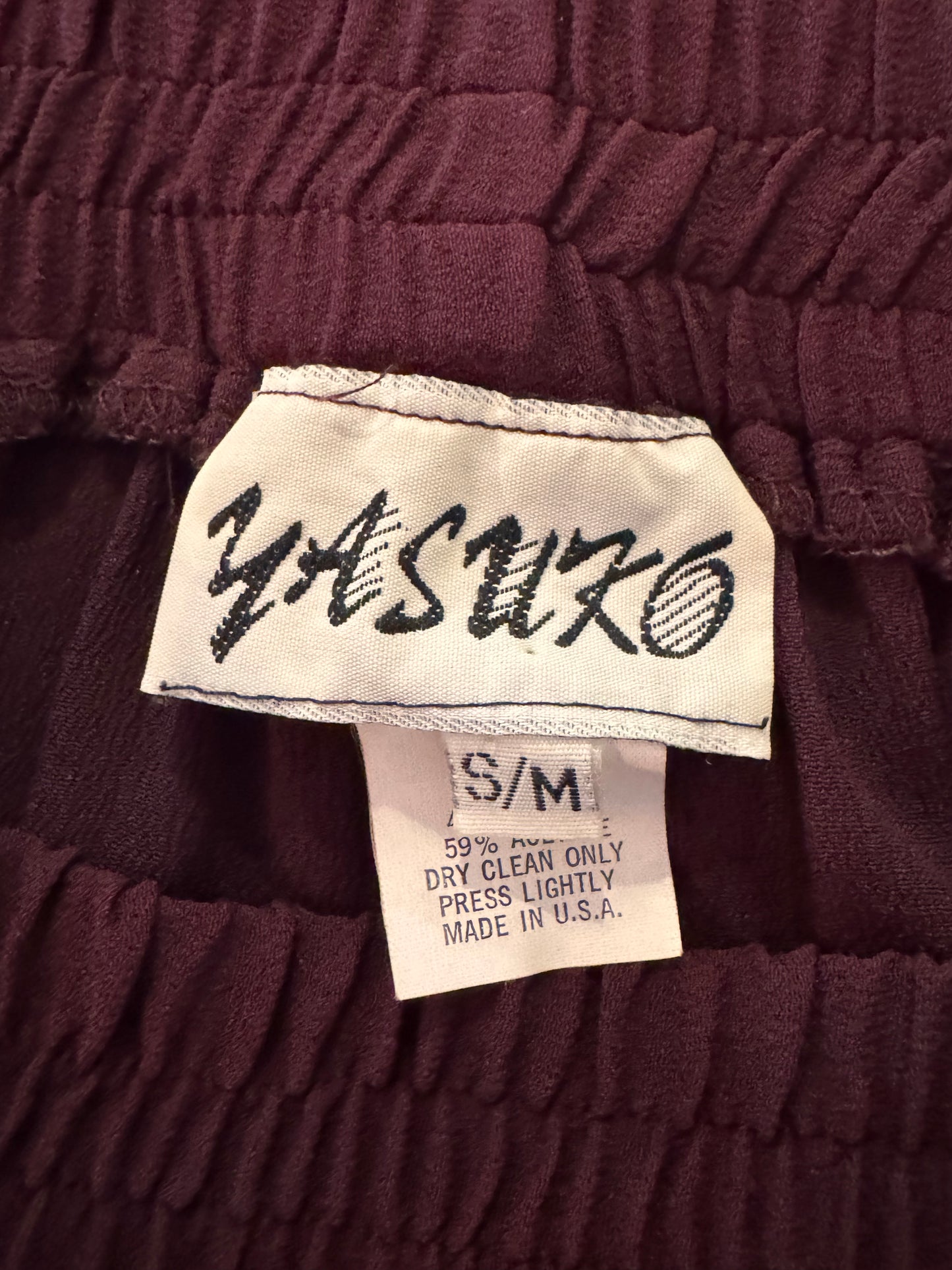 1990s Kimono Inspired Maroon Set