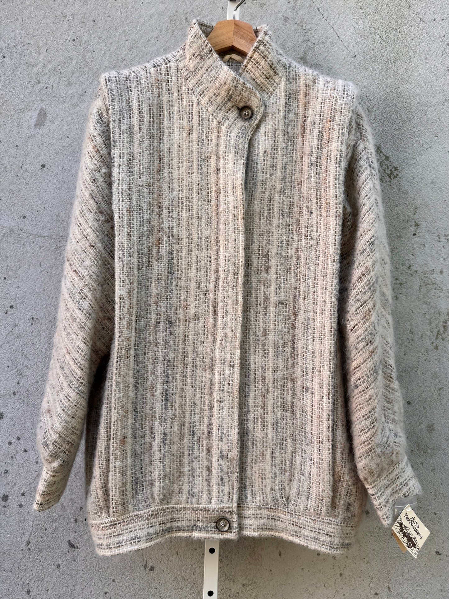 1980s Deadstock Cream Wool Jacket