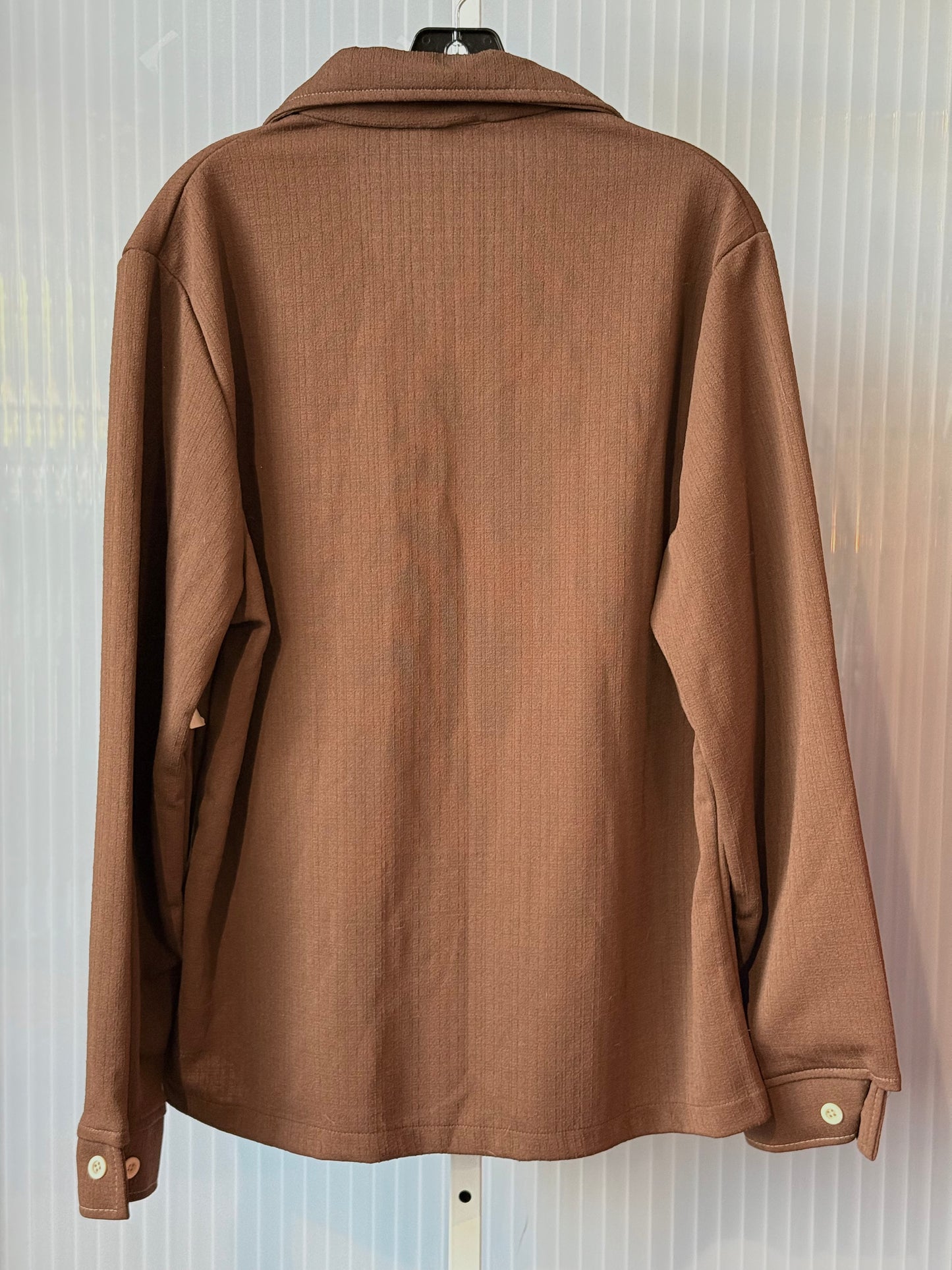 1970s Brown Collared Shirt w/ Deadstock Tags