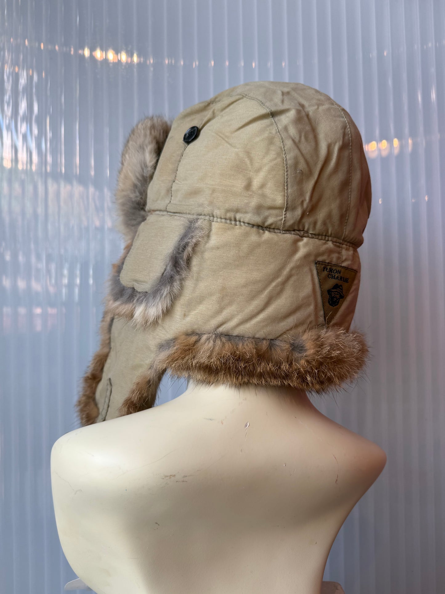 Tan Fur Ushanka / Trapper Hat