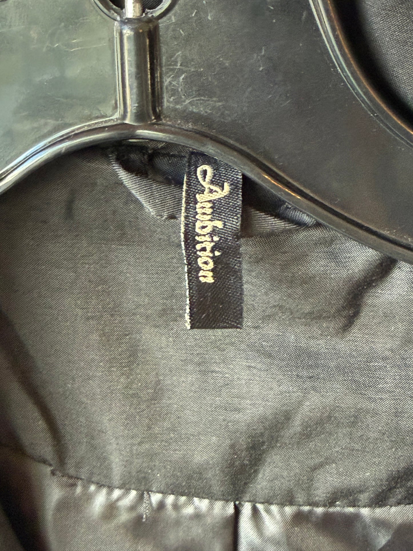 1990s Black Cropped Trench Coat