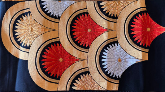 Black, Gold, & Red Obi