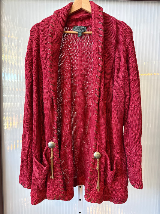 1990s Ralph Lauren Country Knit Cardigan