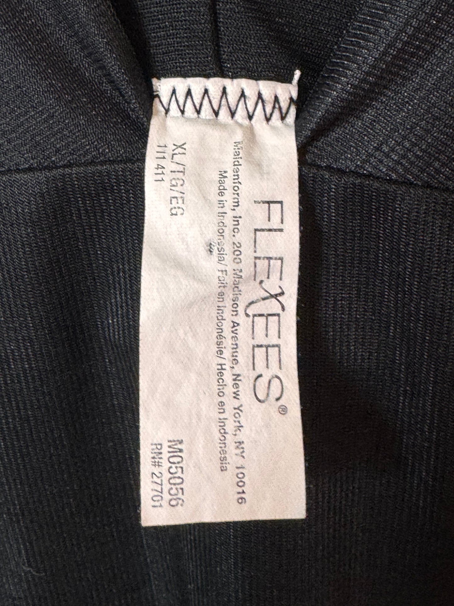 1990s Black Shapewear Bodysuit