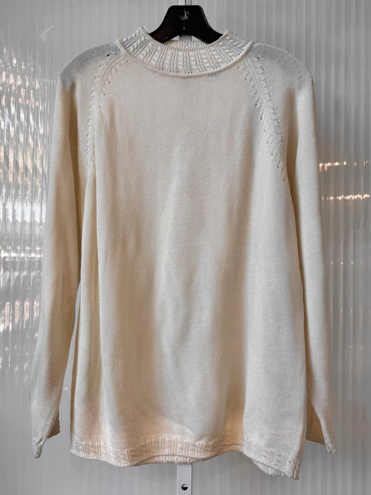 1980s Chaus White Sweater