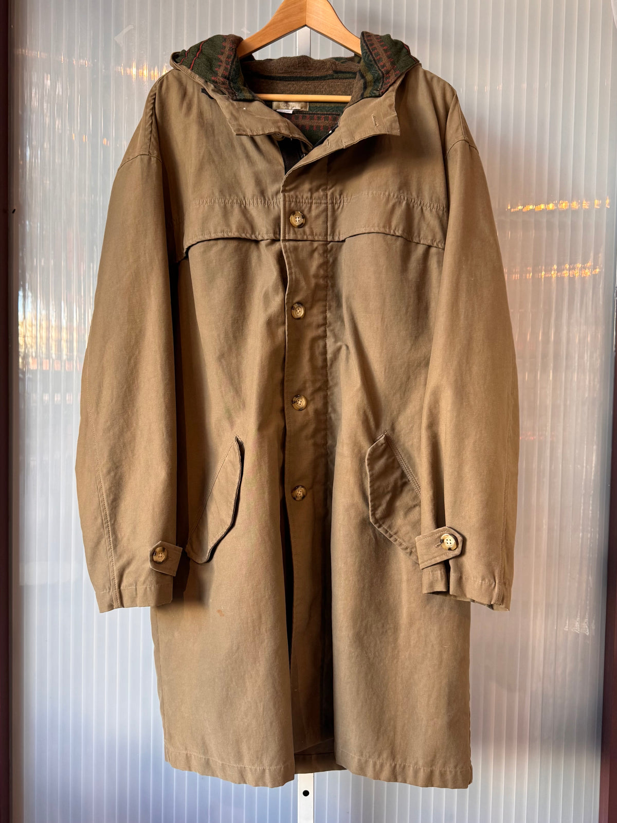 1990s Olive Jacket with Cozy Soft Lining
