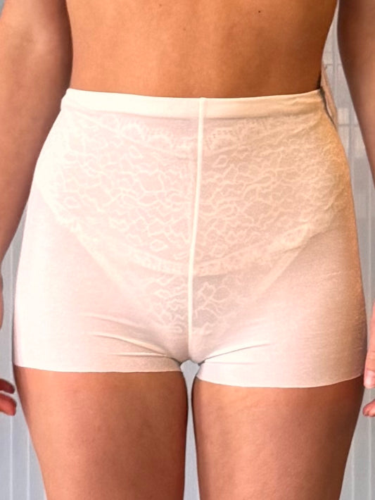 1970s Shimmery White Shorts