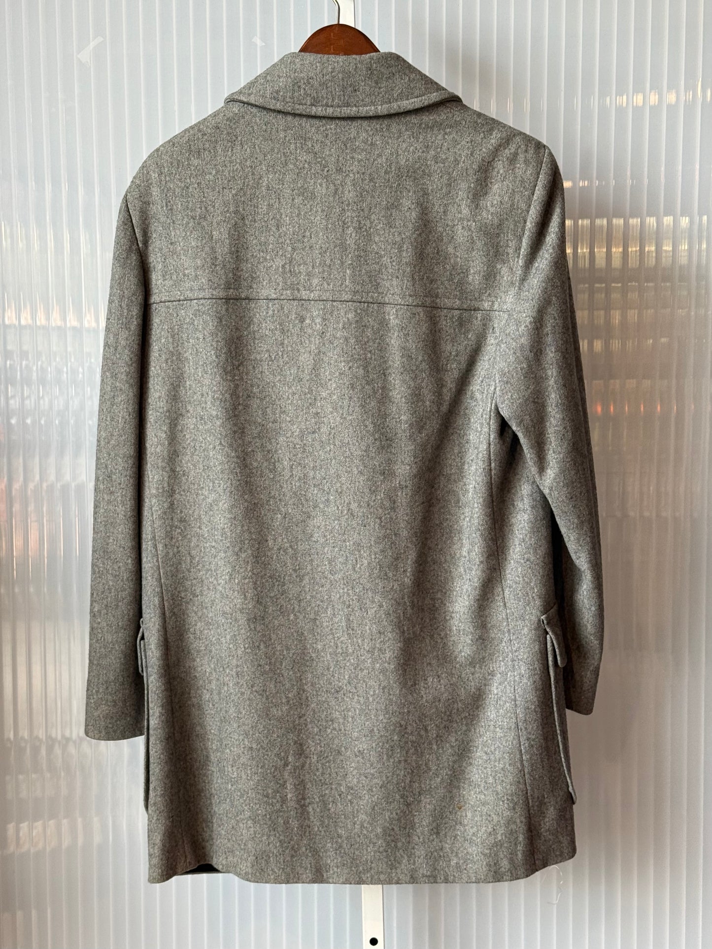 Grey Pendleton Wool Jacket w/ Lots of Pockets