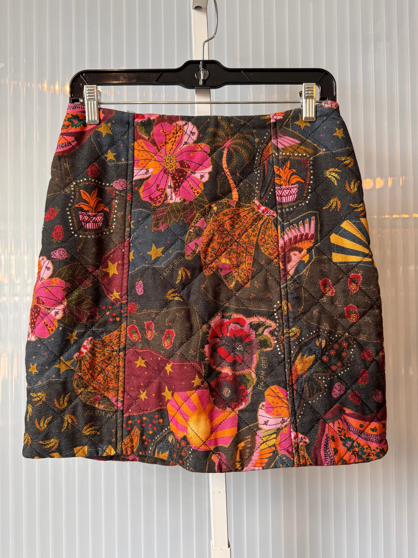 2020s Farm Rio Printed Quilted Mini Skirt