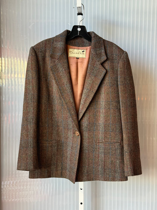 1980s? Oscar de la Renta Herringbone Blazer