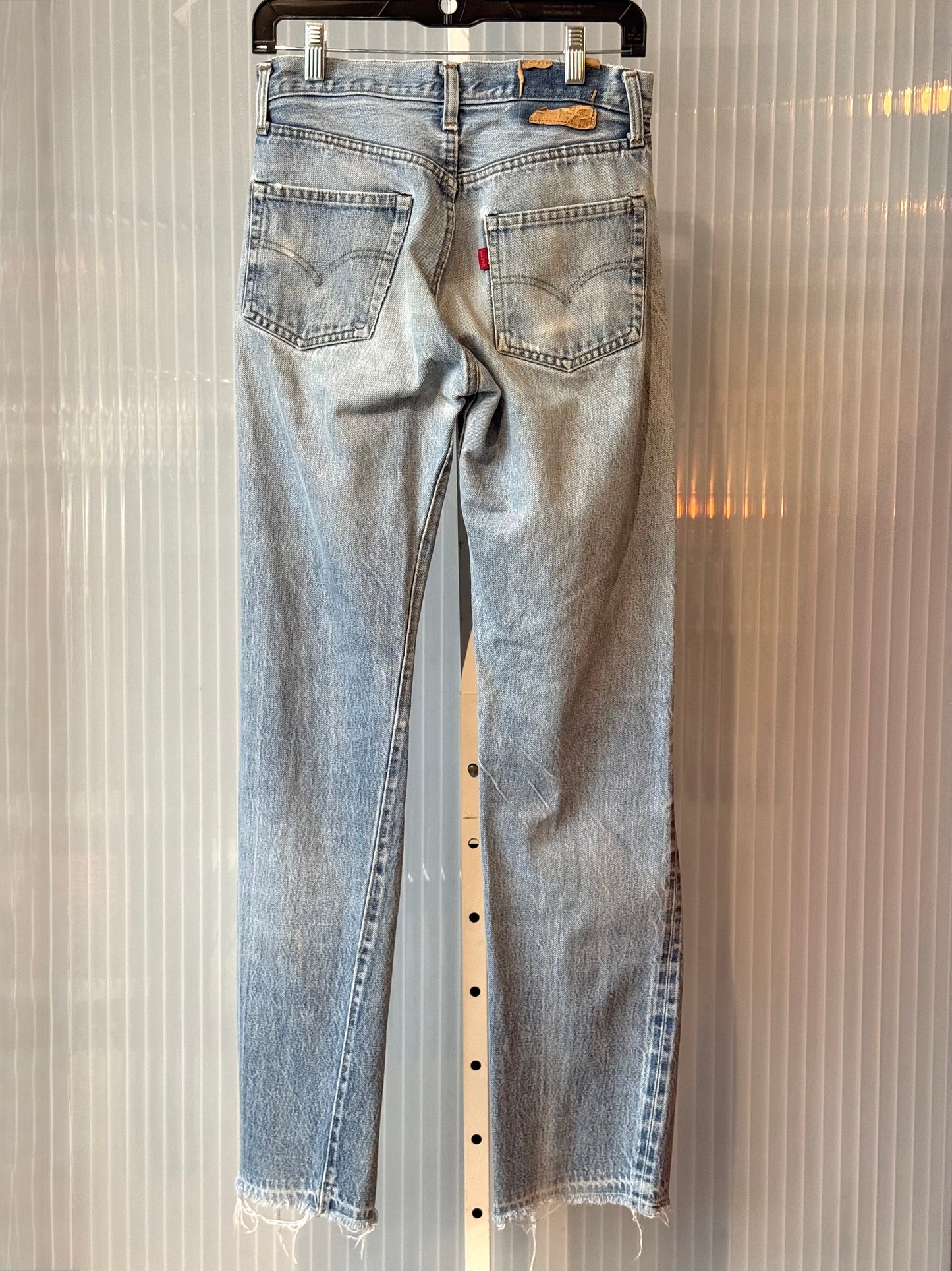 Levi’s 501 Frayed Blue Denim Jeans