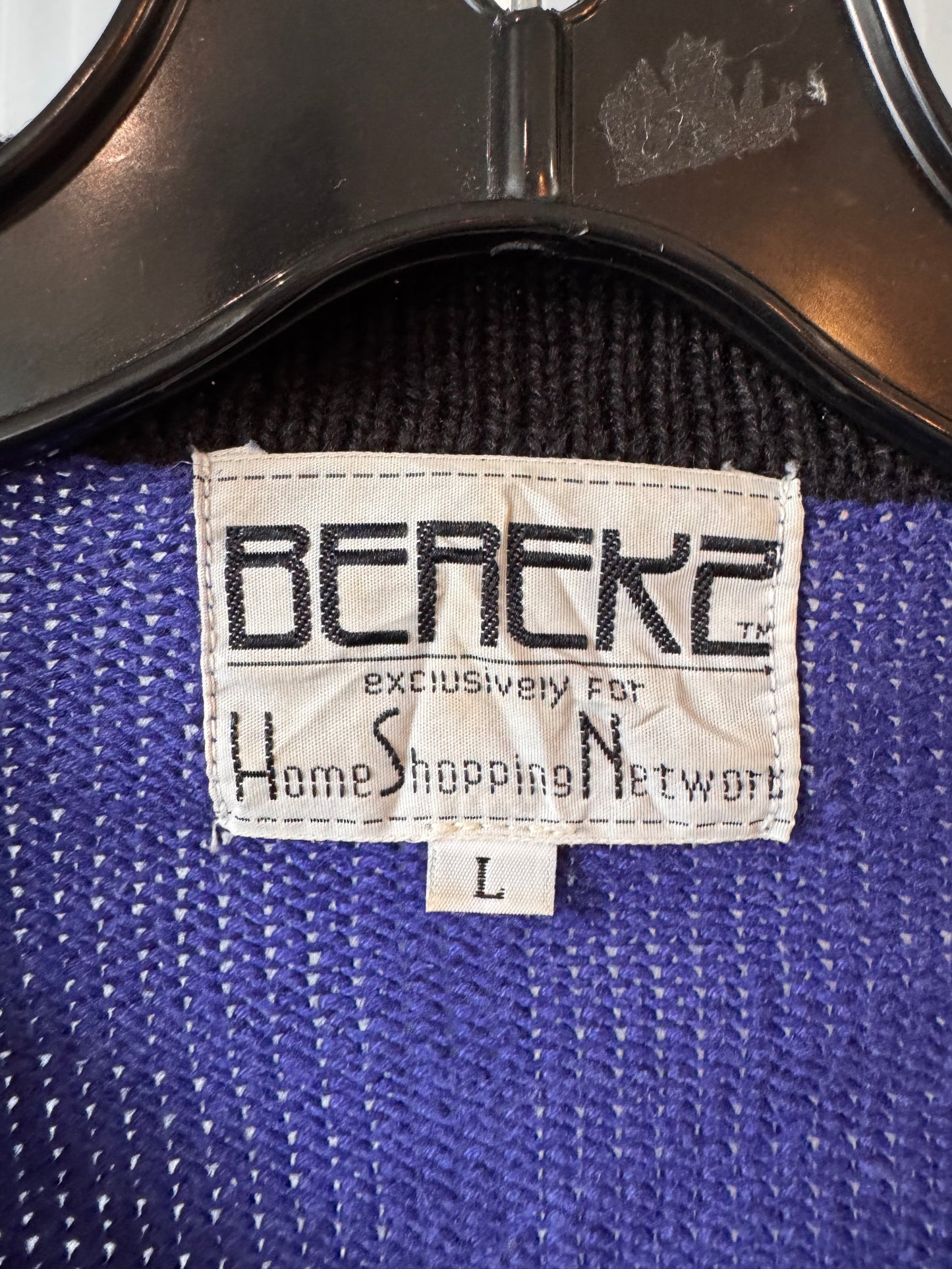 1980s Blue Stars & Moon Knit Cardigan