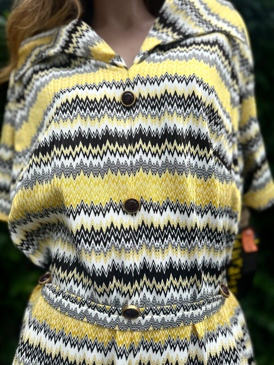 1960’s Patterned Shift Dress