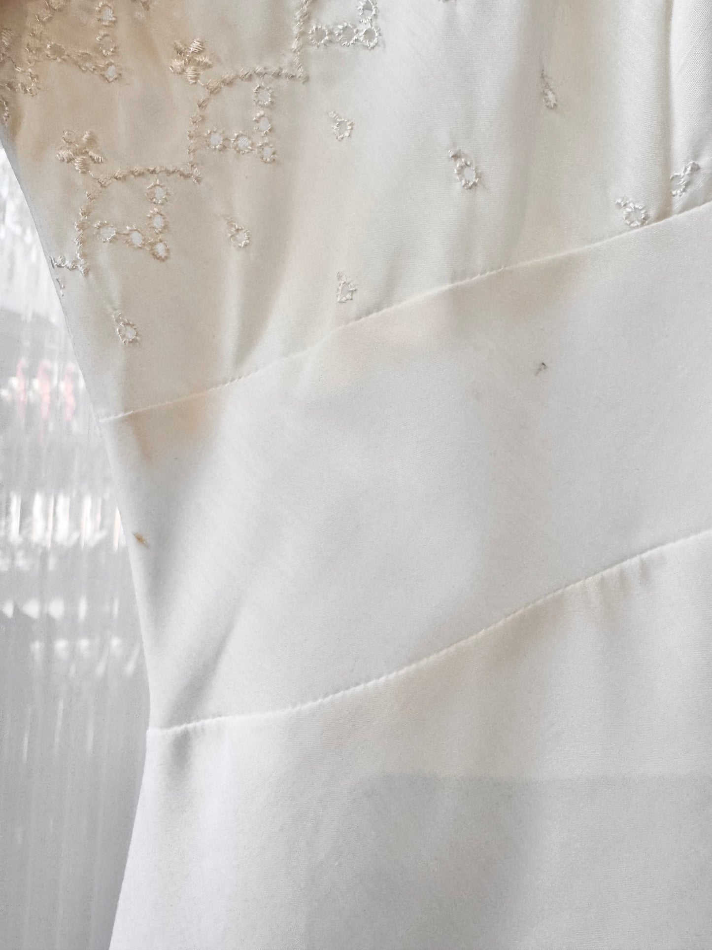 1970s Egyptian Cotton Slip Dress