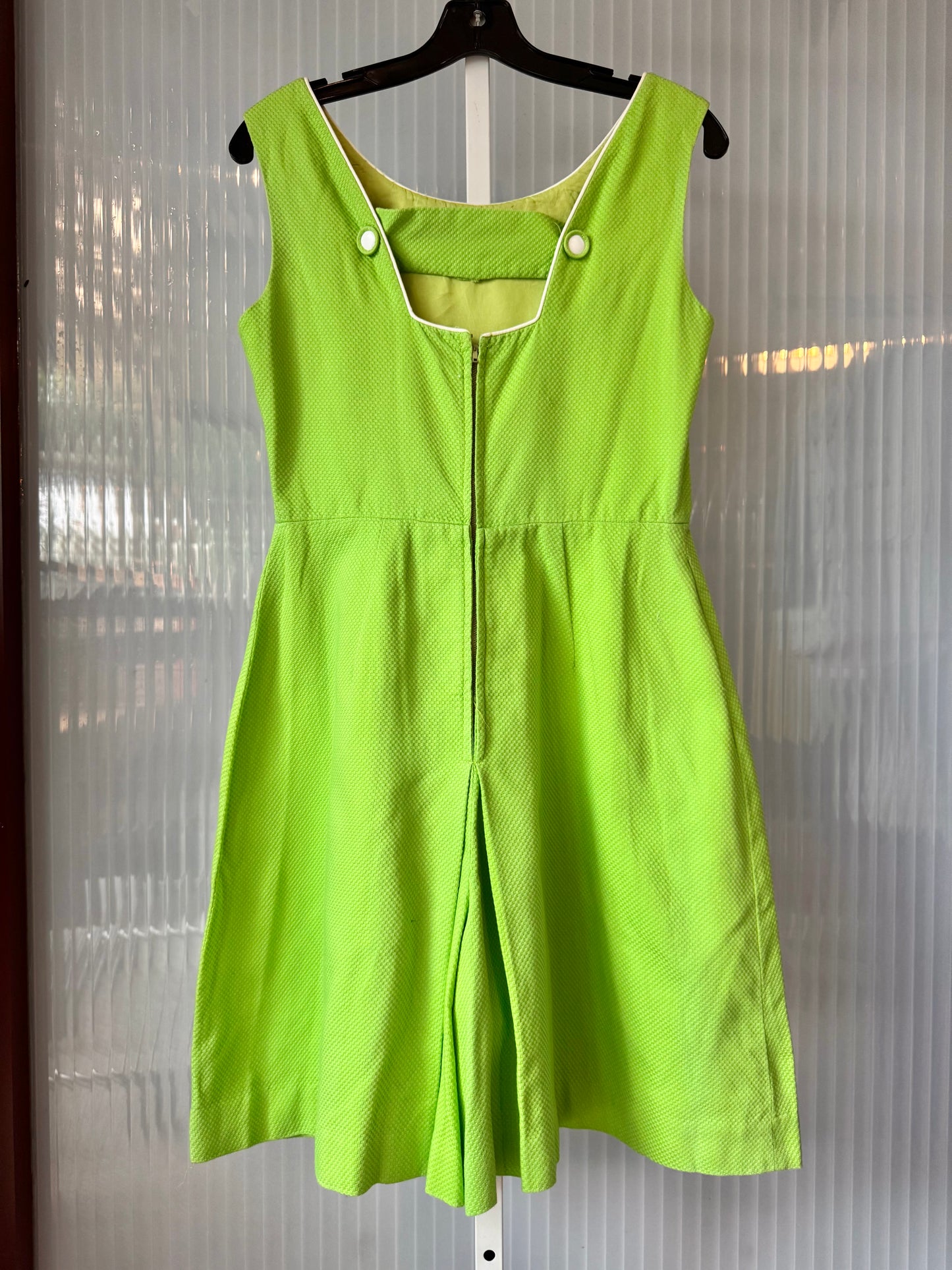 1980s Lane Bryant Lime Green Romper