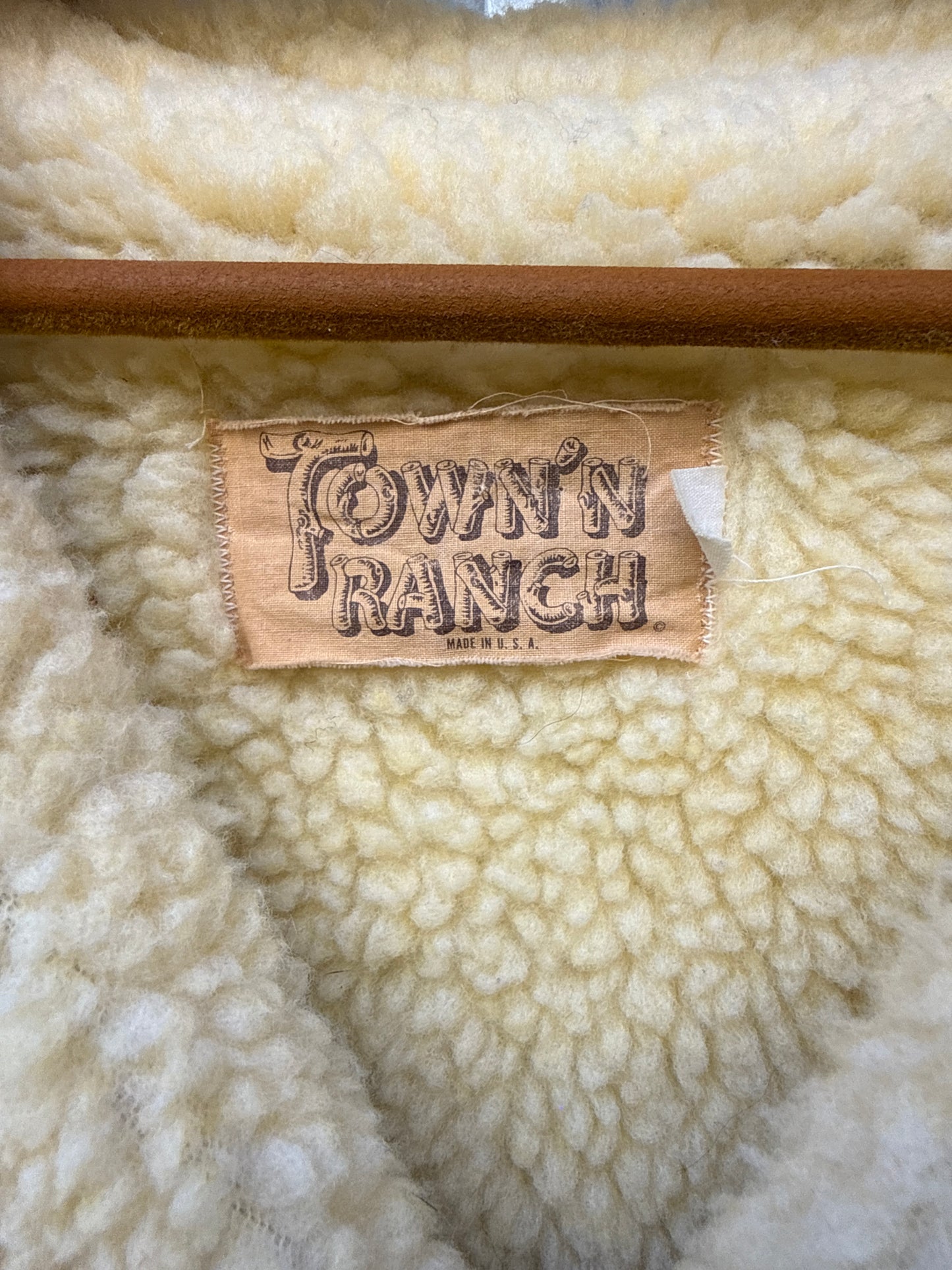 1970s Suede Jacket with Sherpa Lining