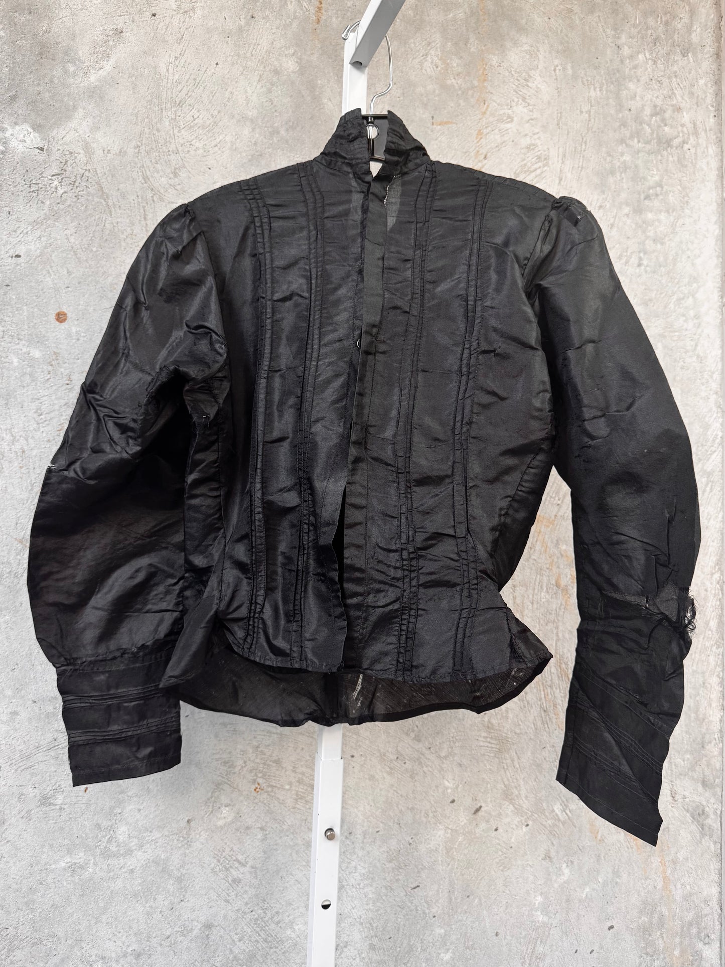 Victorian Black Mourning Blouse