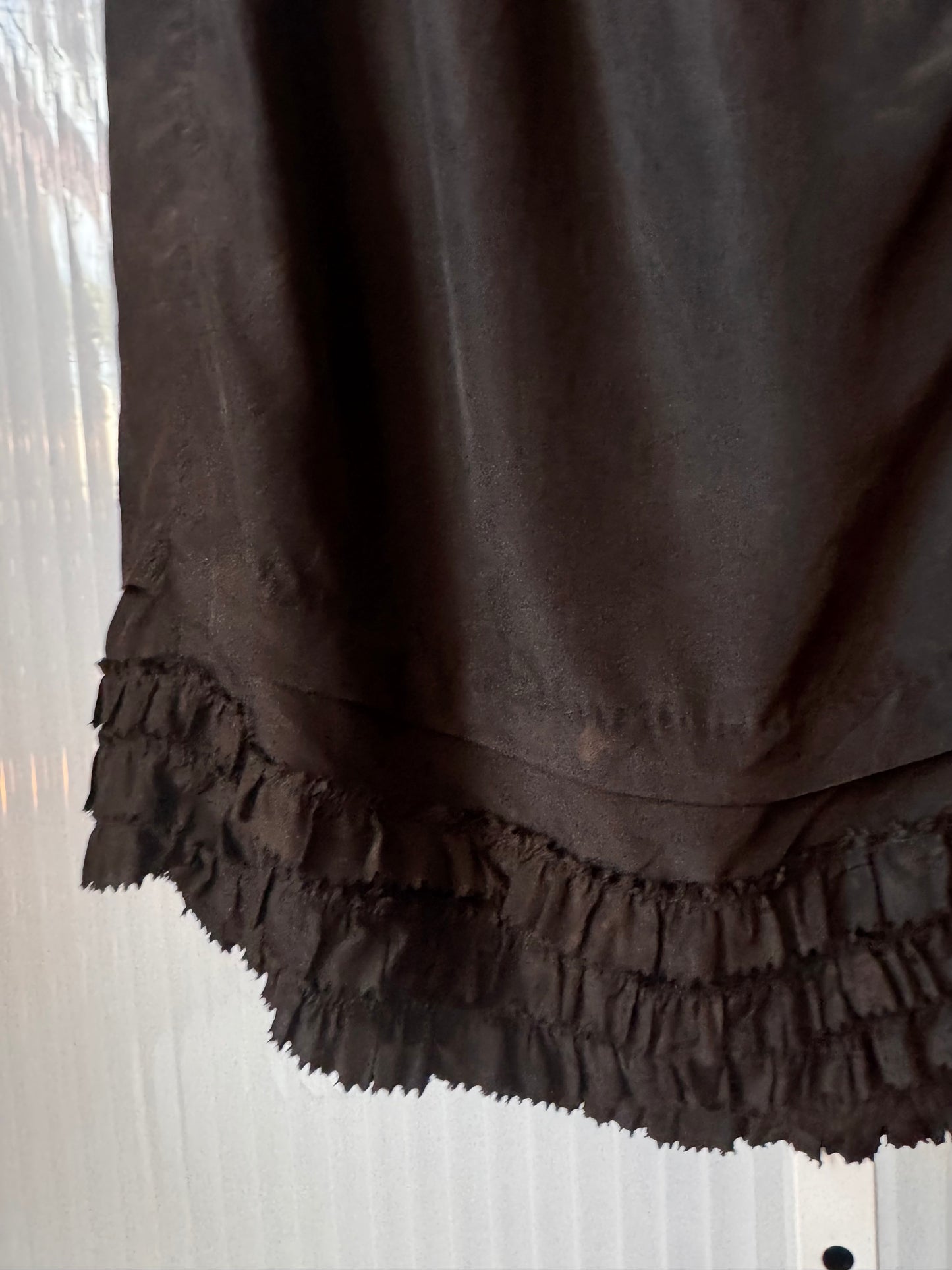 Victorian Black Slip Skirt