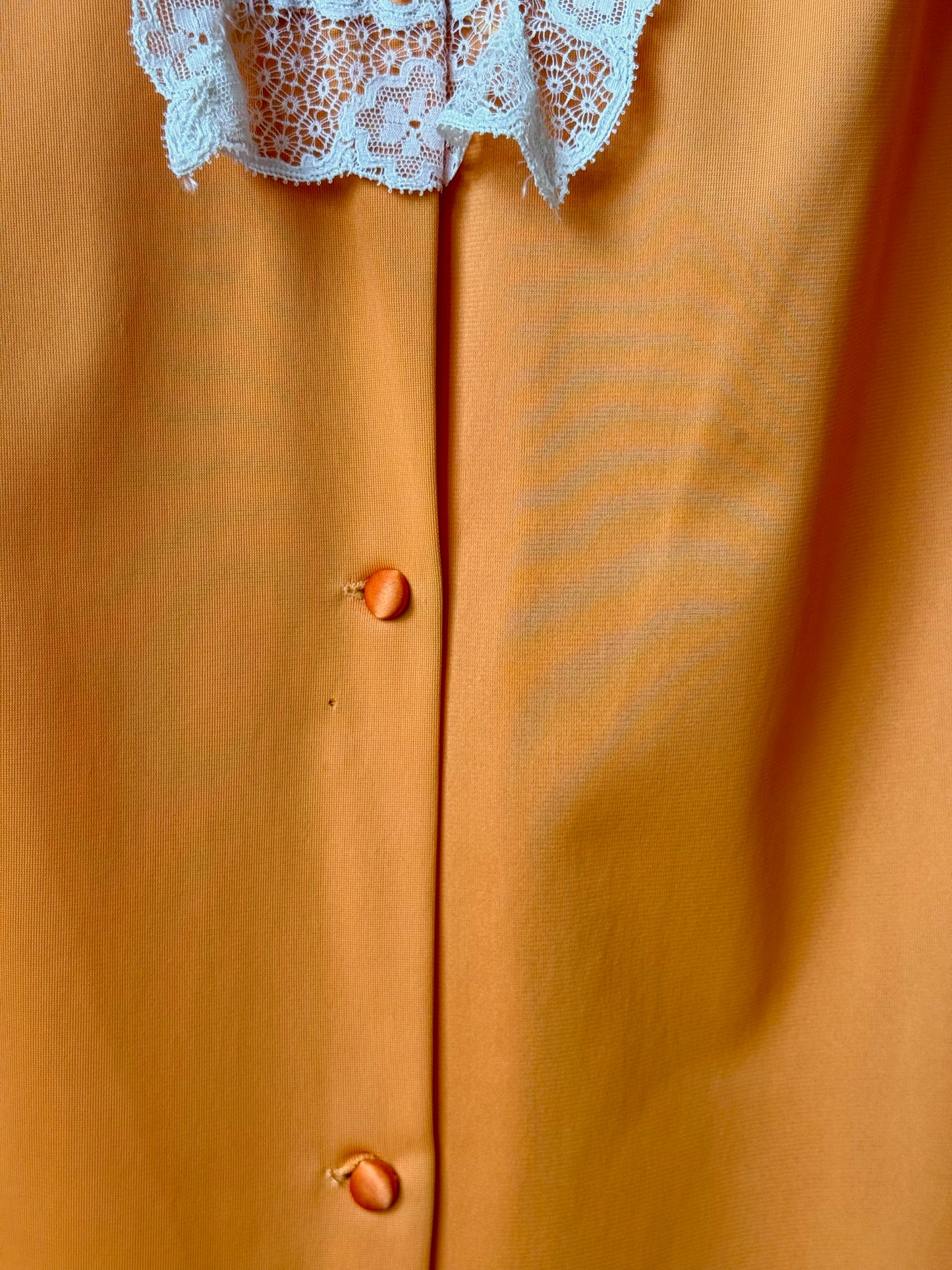 Late 50s/Early 60s Orange 2-Piece Pajama Set