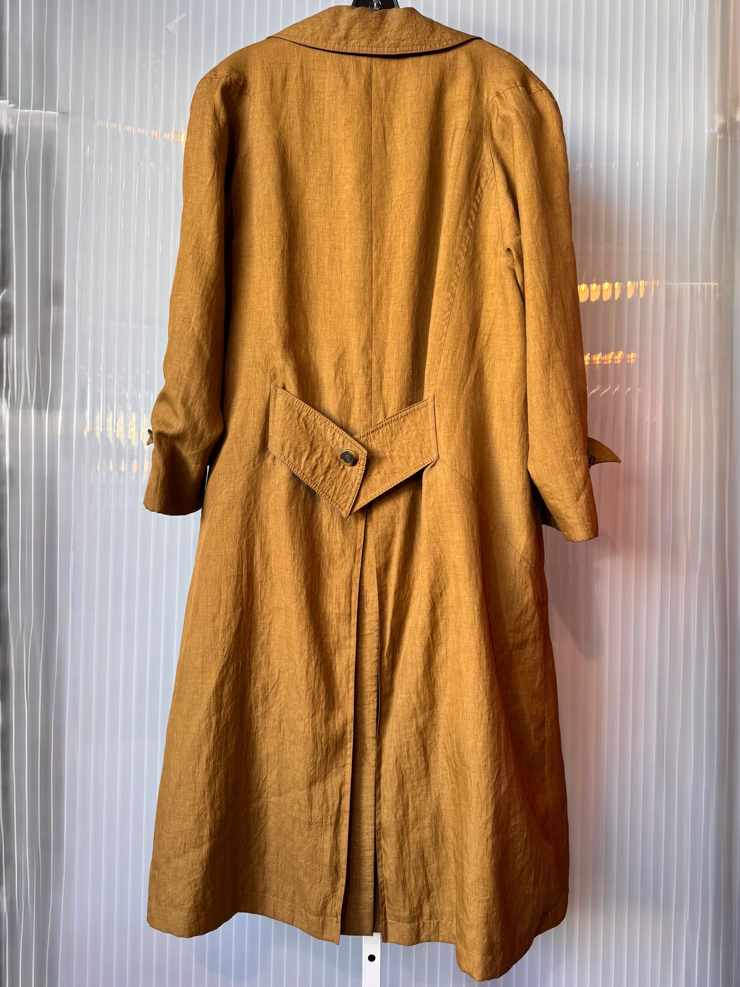 1980s Brown Trench Coat with Removable Lining