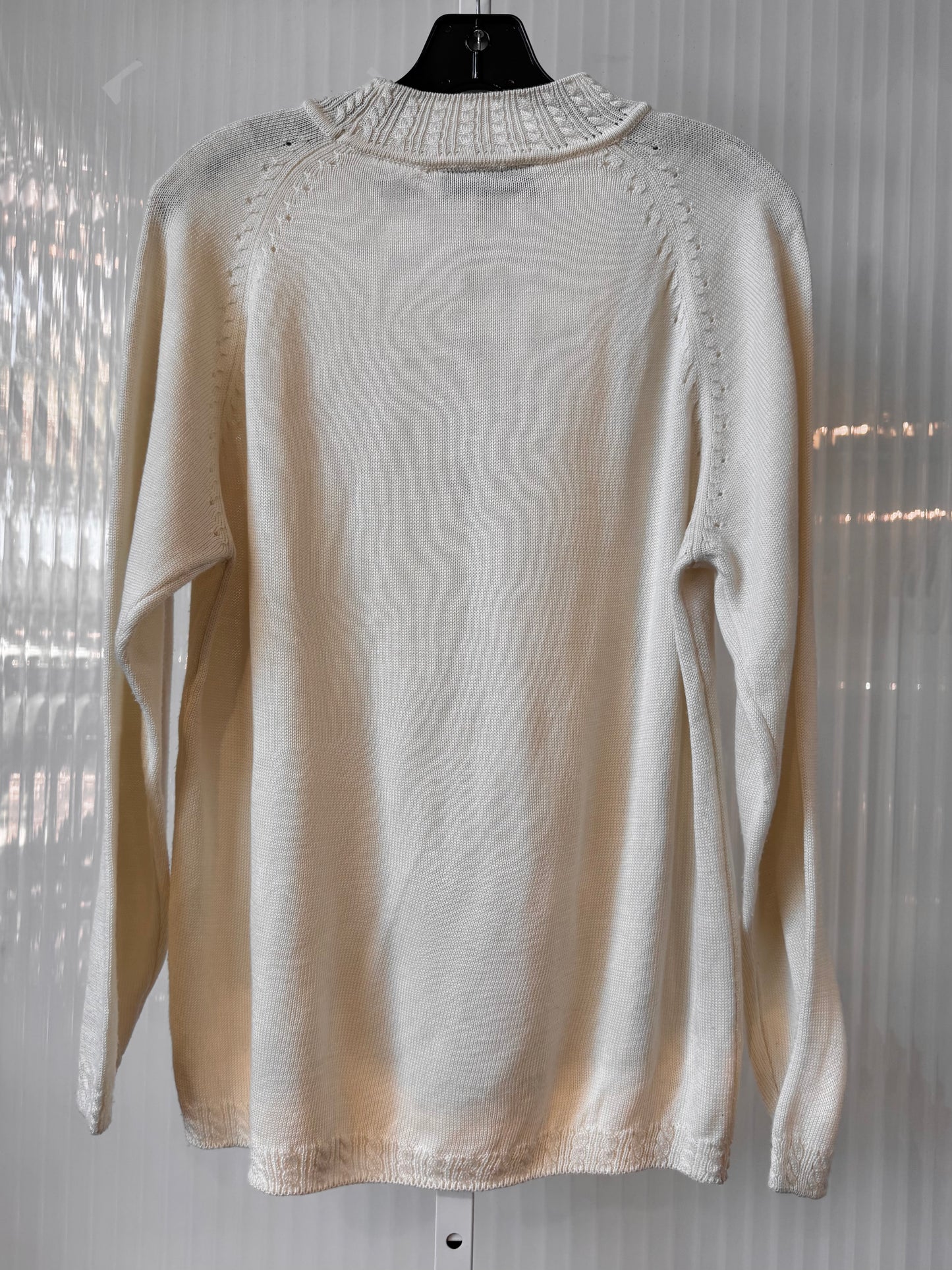 1980s Chaus White Sweater